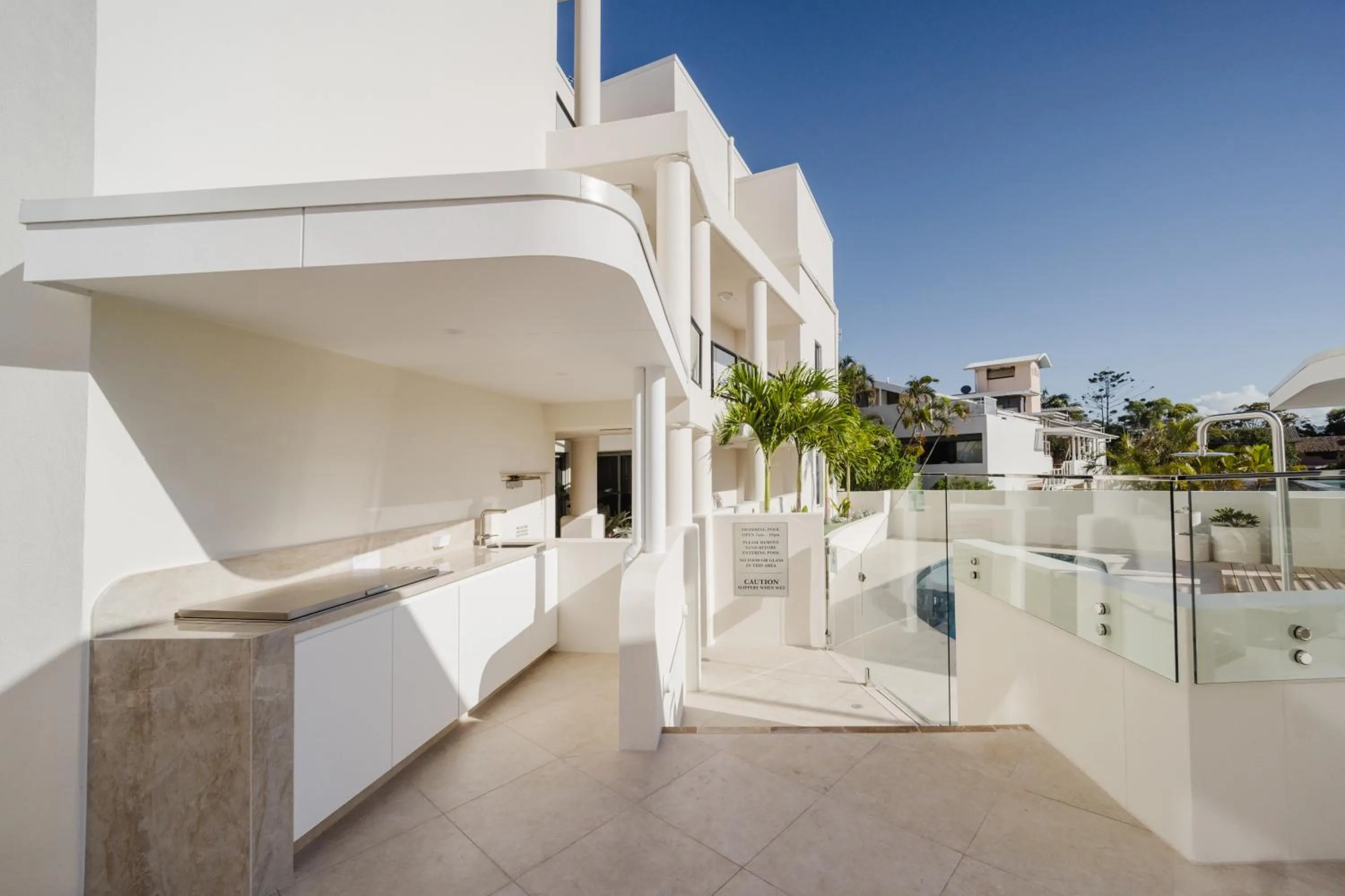 BBQ facilities in Bay Royal Apartments