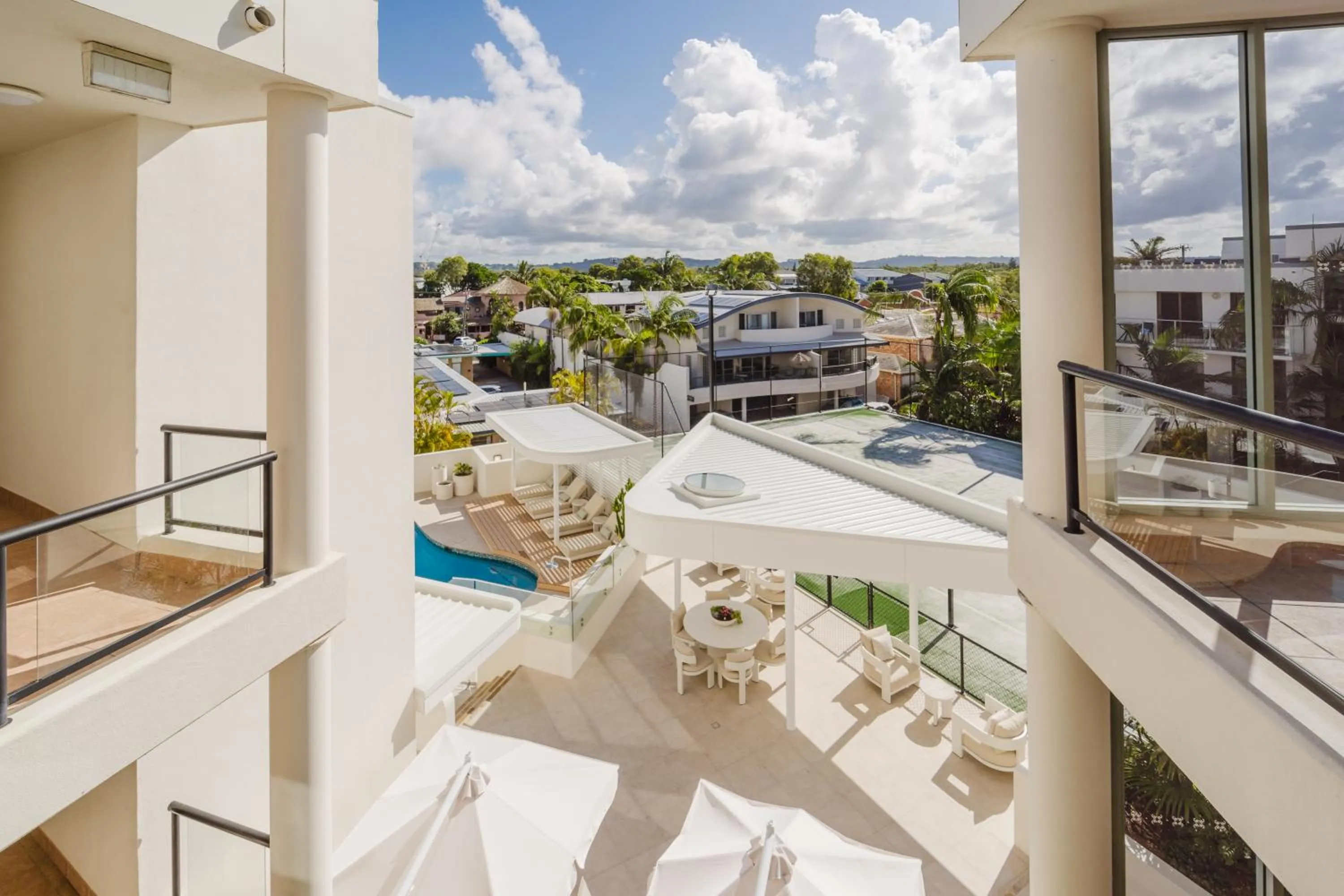 Swimming pool in Bay Royal Apartments