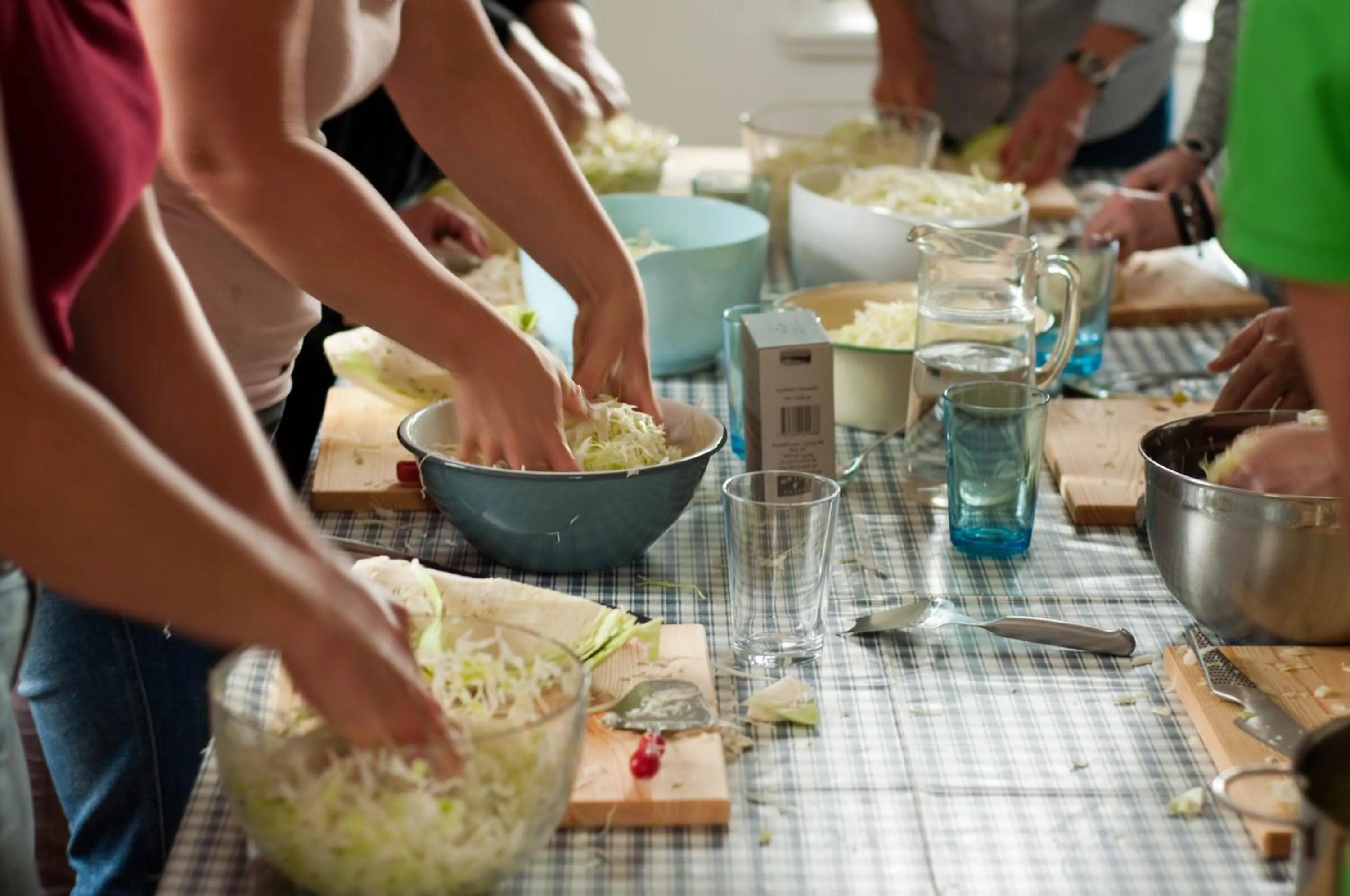 group of guests in Escape to PaulssonPaleo