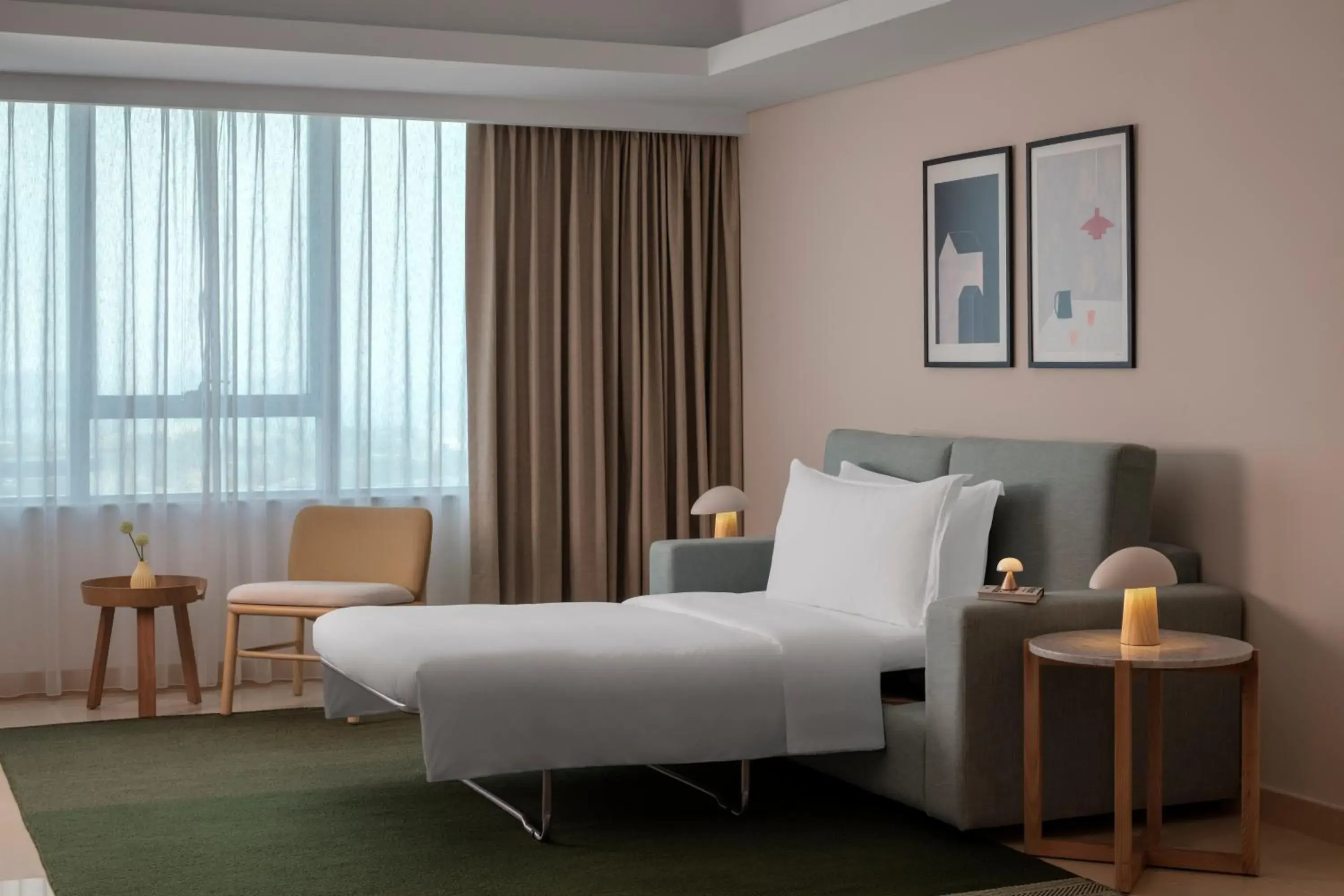 One-Bedroom King Suite with Sea View - High Floor in Staybridge Suites Dubai Internet City by IHG One-Bedroom King Suite with Sea View - High Floor in Staybridge Suites Dubai Internet City by IHG