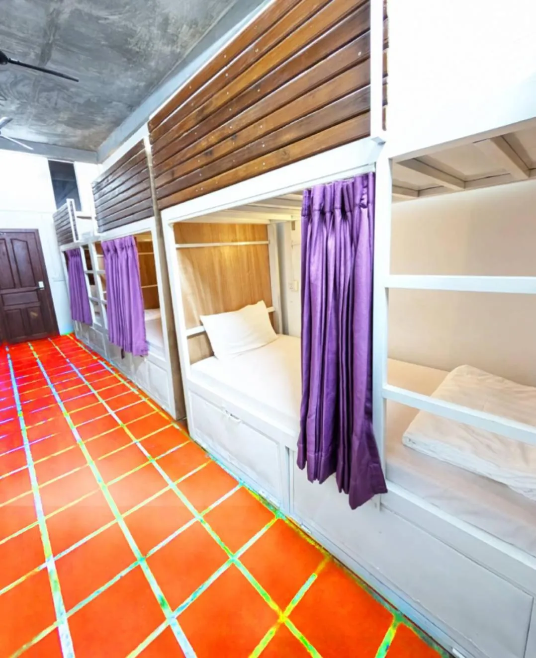 Photo of the whole room, Bed in The Siem Reap Chilled Backpacker