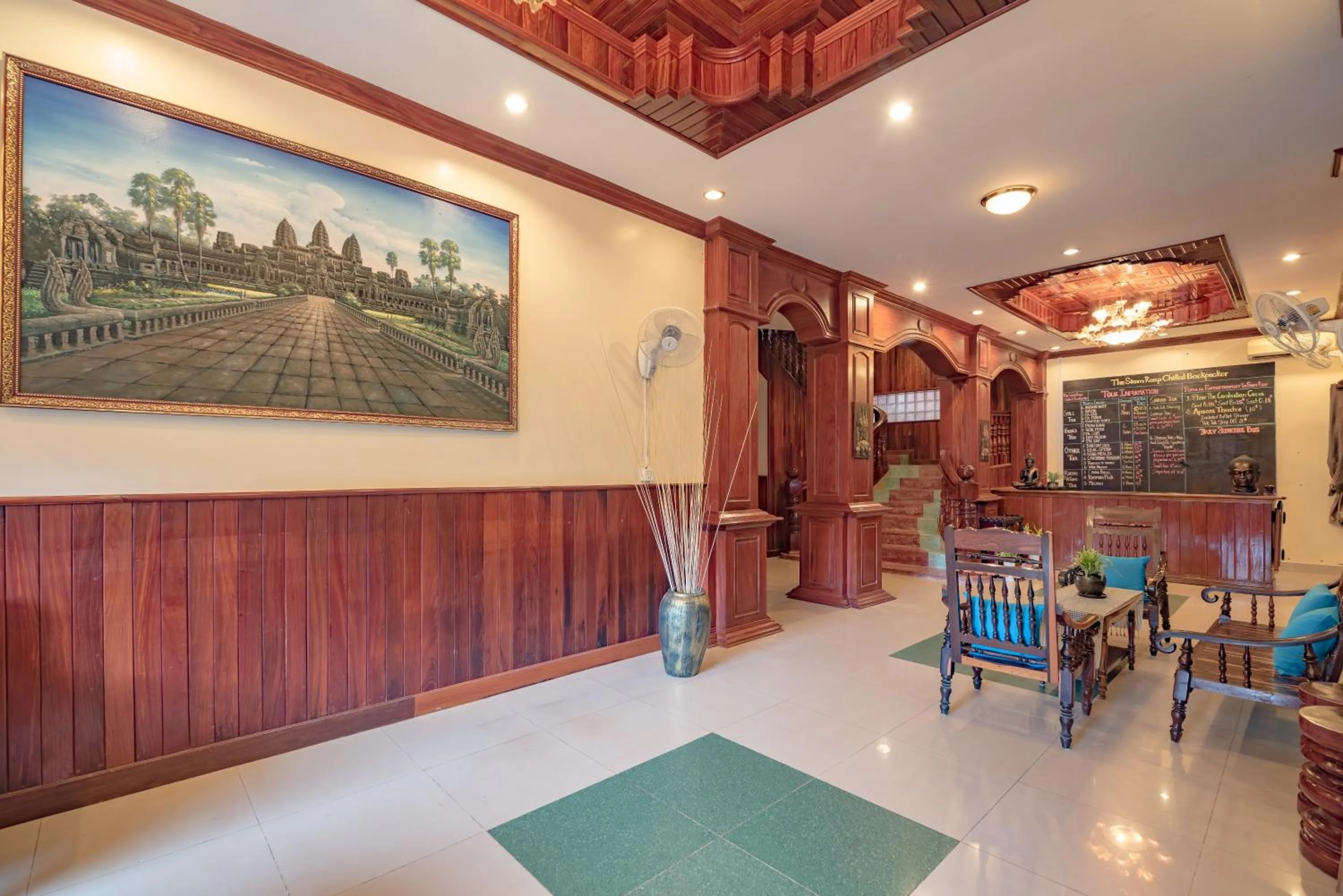 Lobby or reception in The Siem Reap Chilled Backpacker