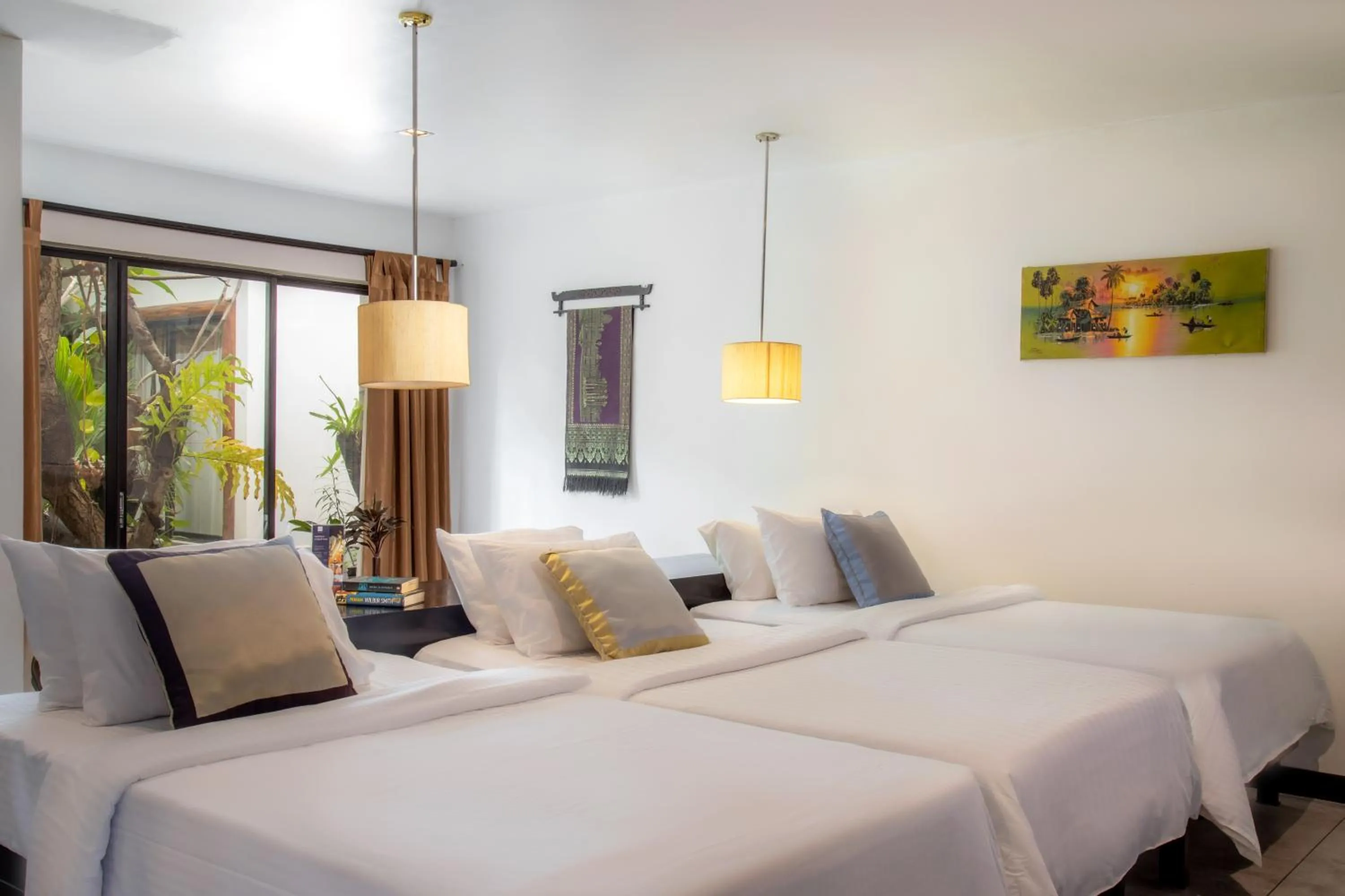 Photo of the whole room, Bed in Bunwin Siem Reap