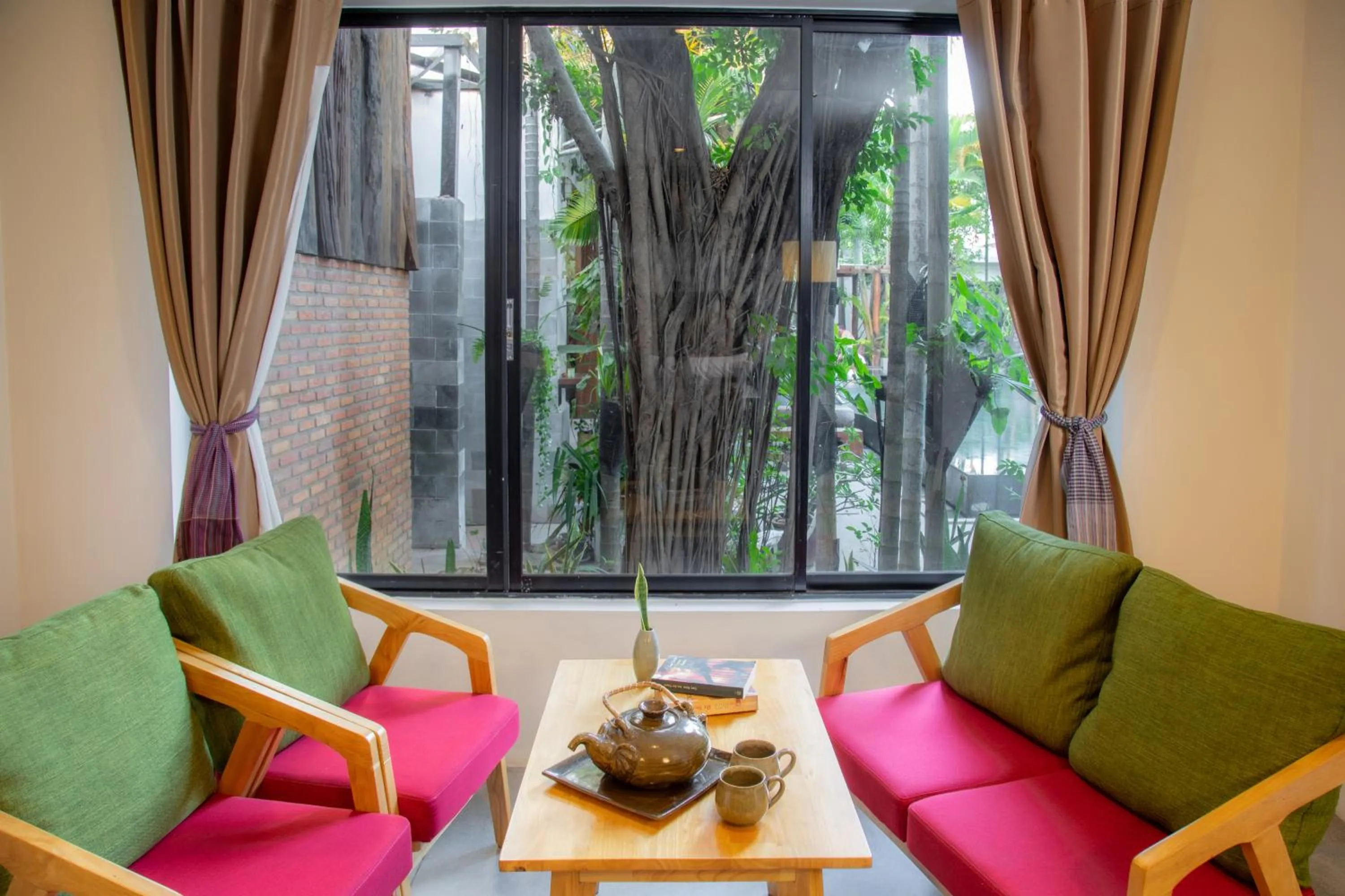 Seating area in Bunwin Siem Reap