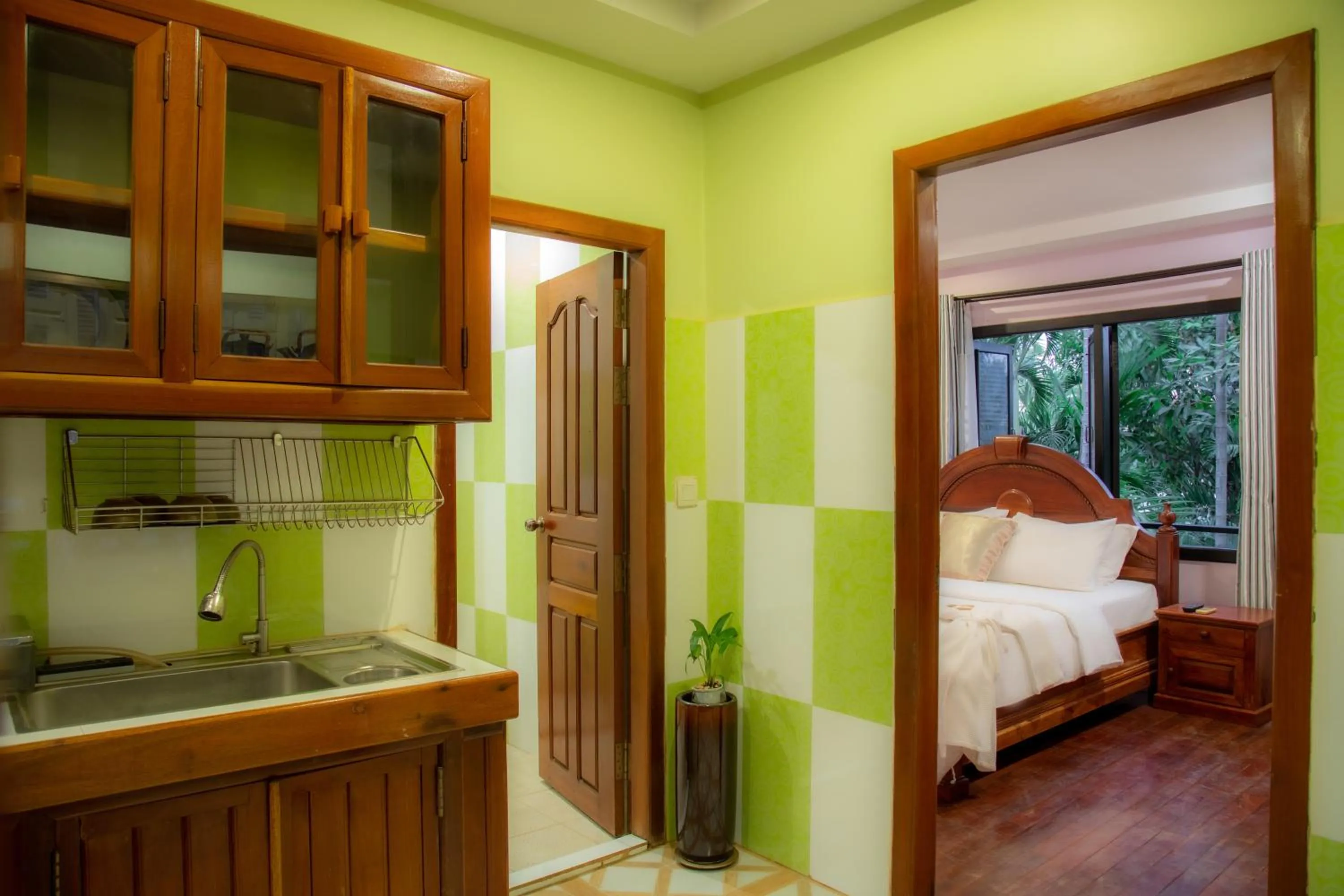 Photo of the whole room, Bed in Bunwin Siem Reap