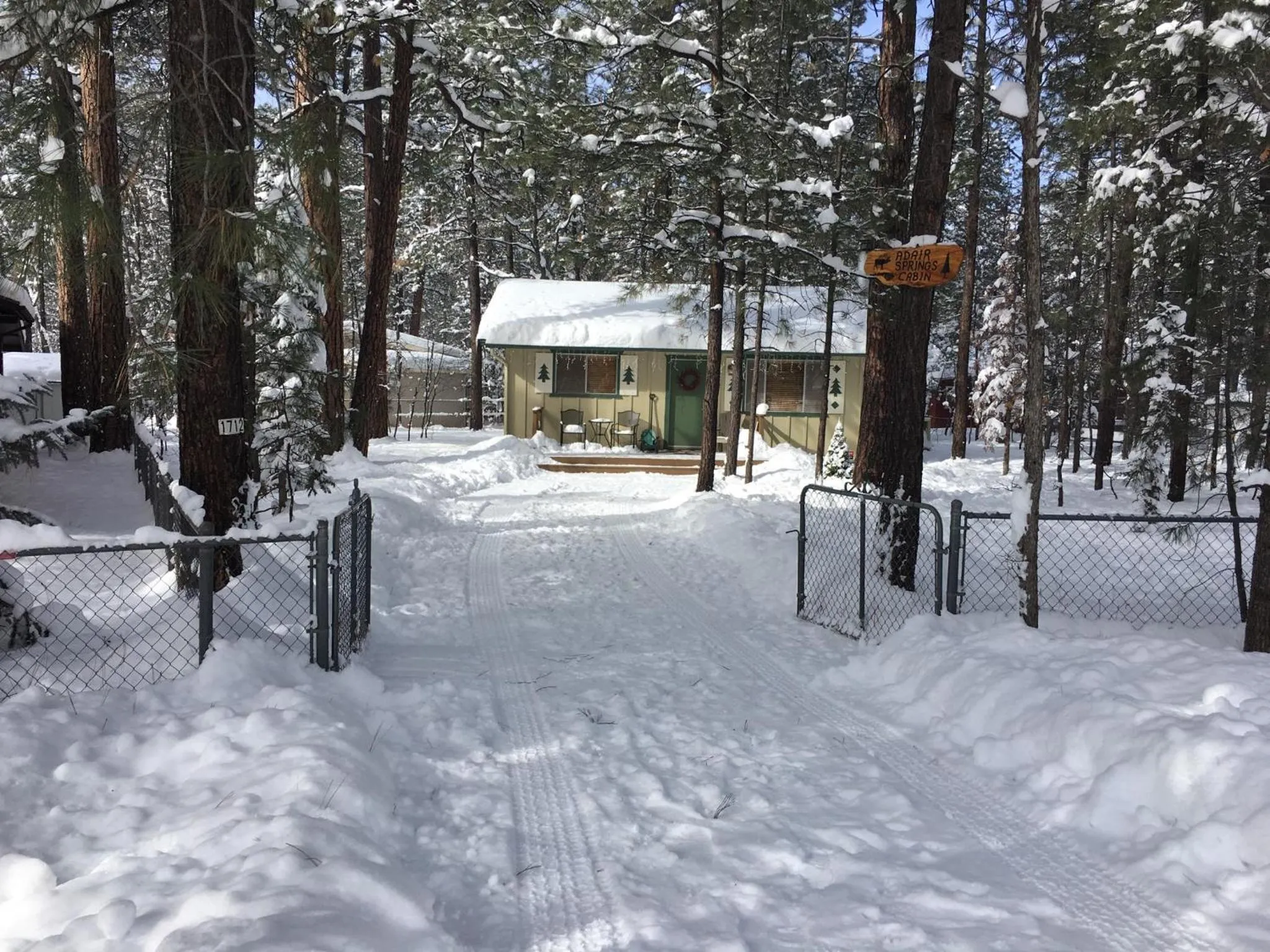 Balcony/Terrace in Adair Springs Cabin