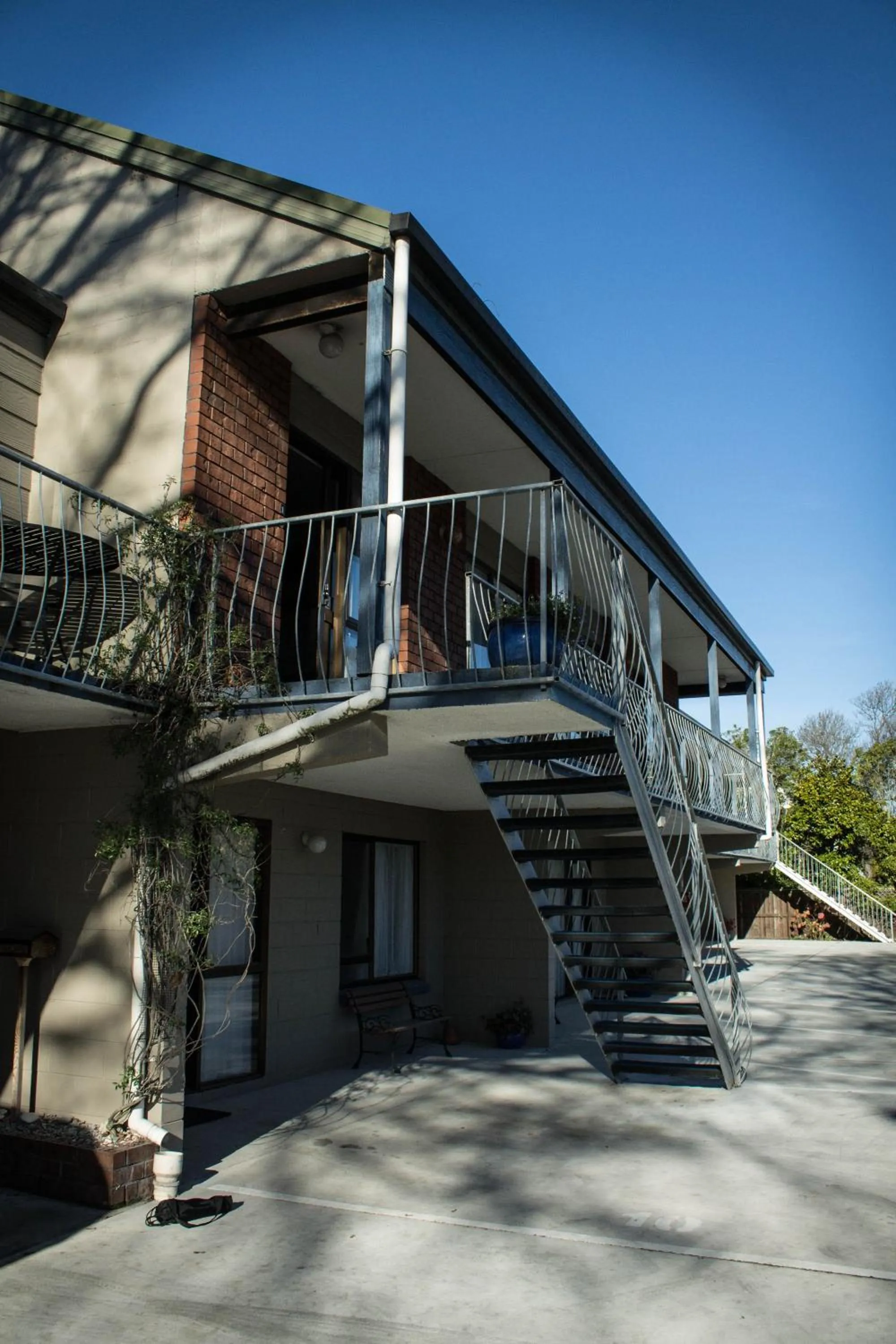 Patio in Aotea Motel
