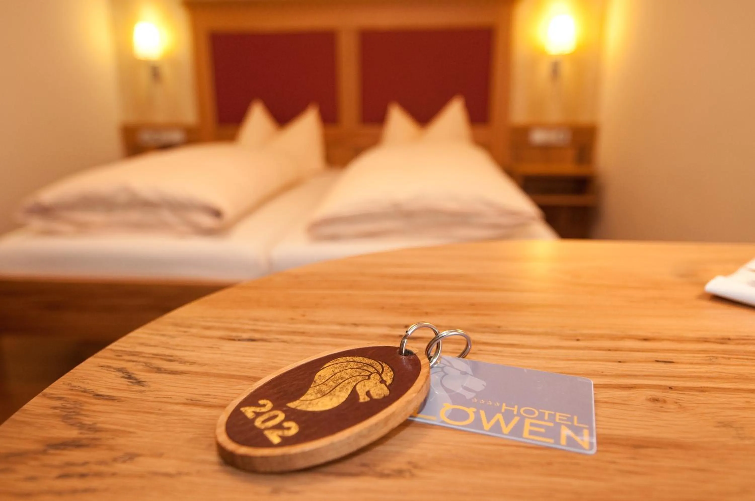 Photo of the whole room, Bed in Hotel & Gasthof Löwen