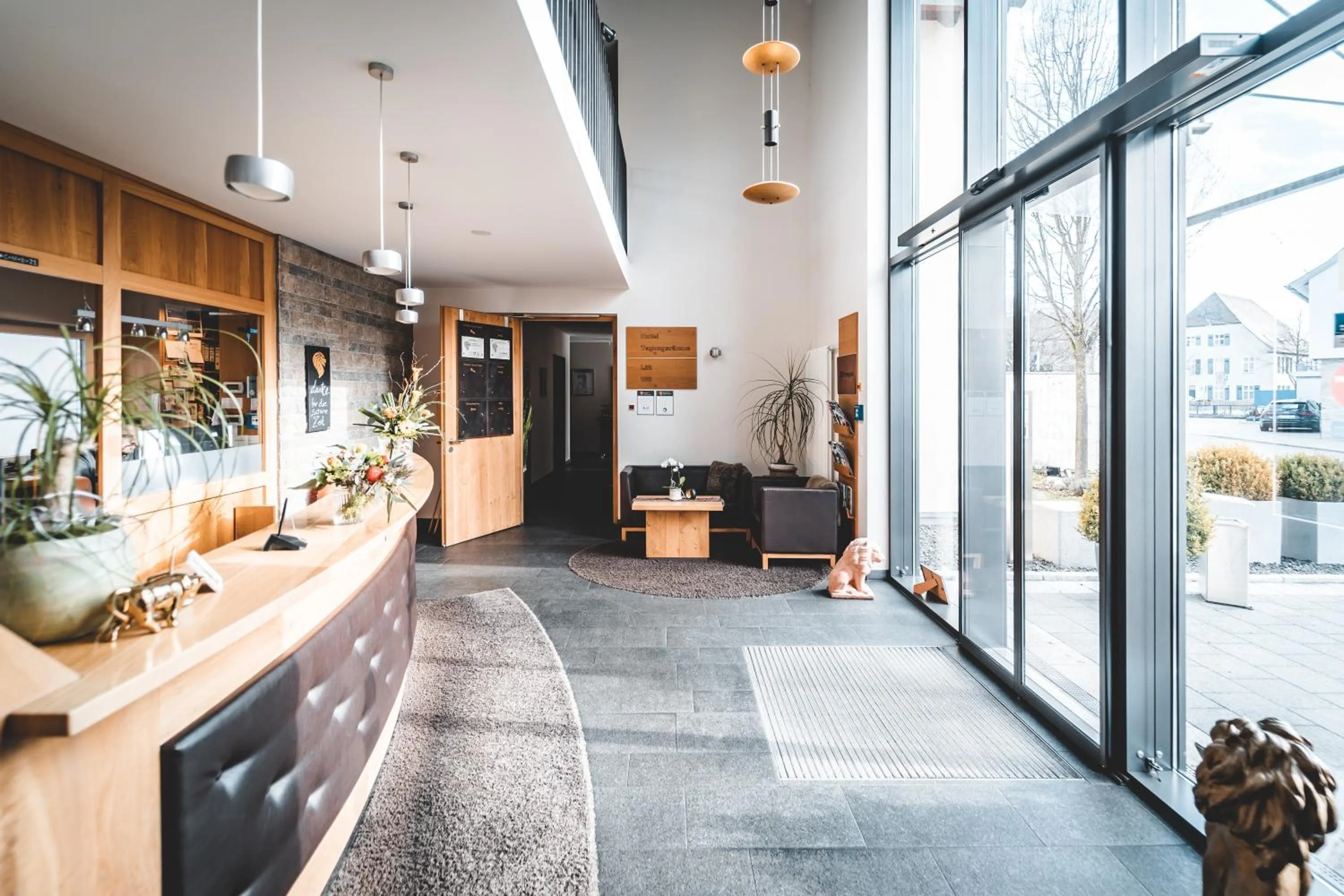 Lobby or reception in Hotel & Gasthof Löwen