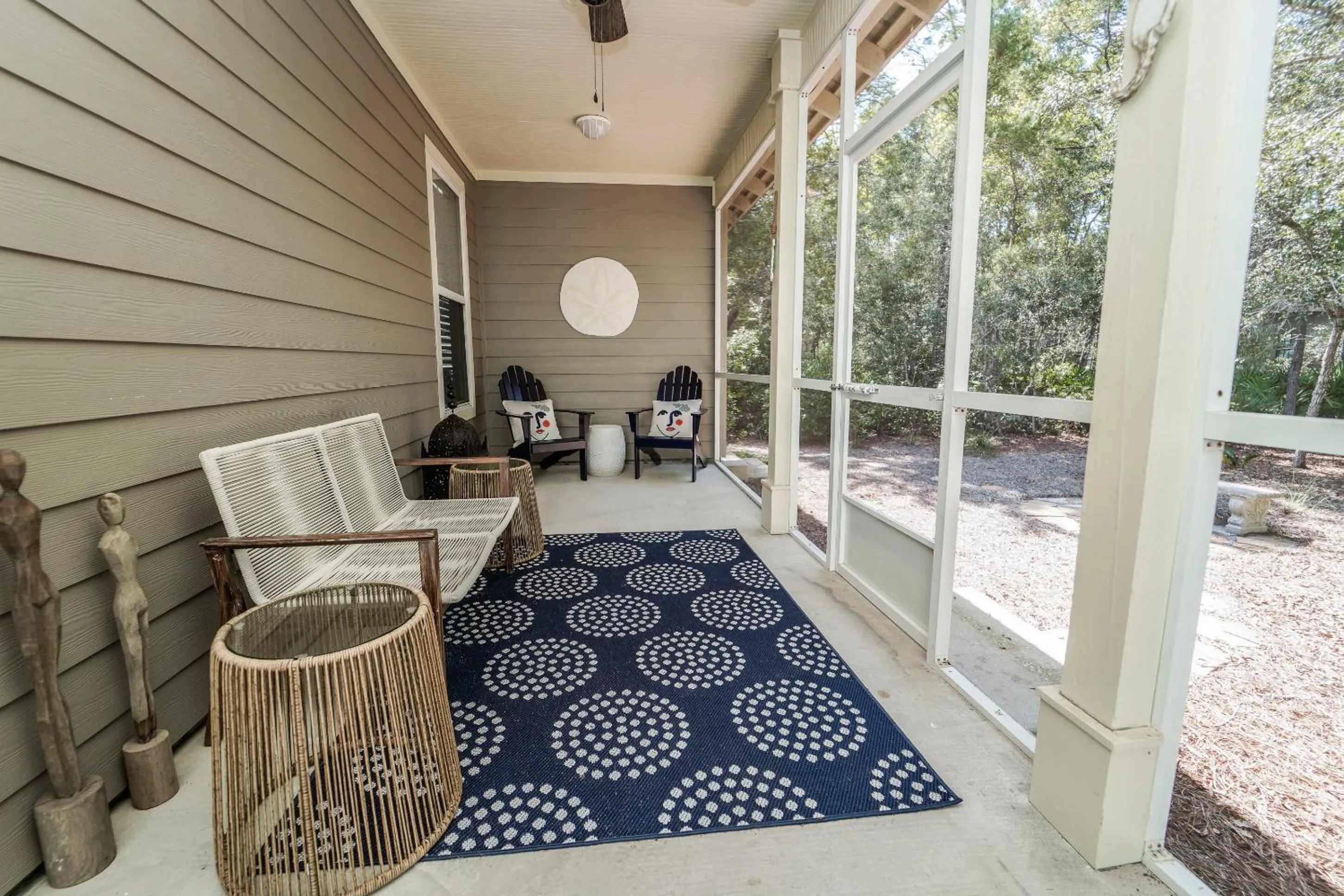 Patio in 30A Beach House - Mar Chiquita