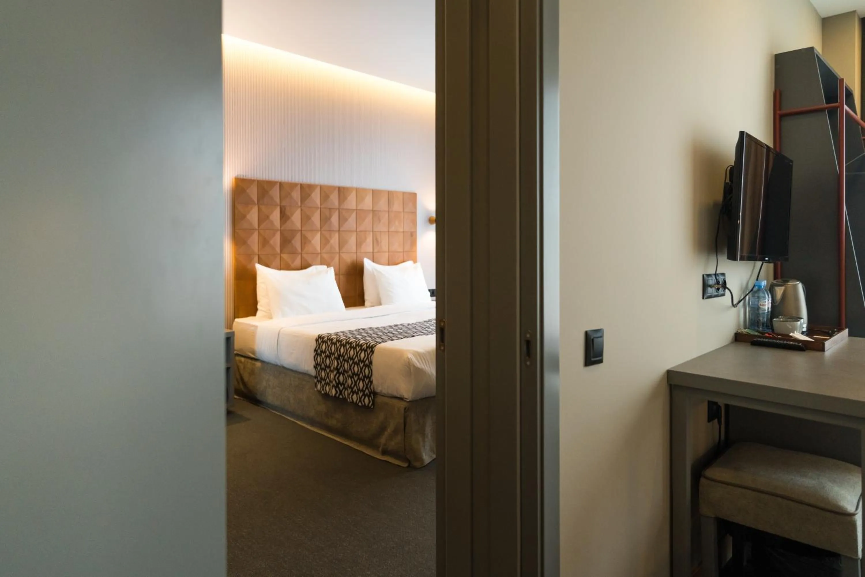 Bed in Amante Narikala Boutique Hotel