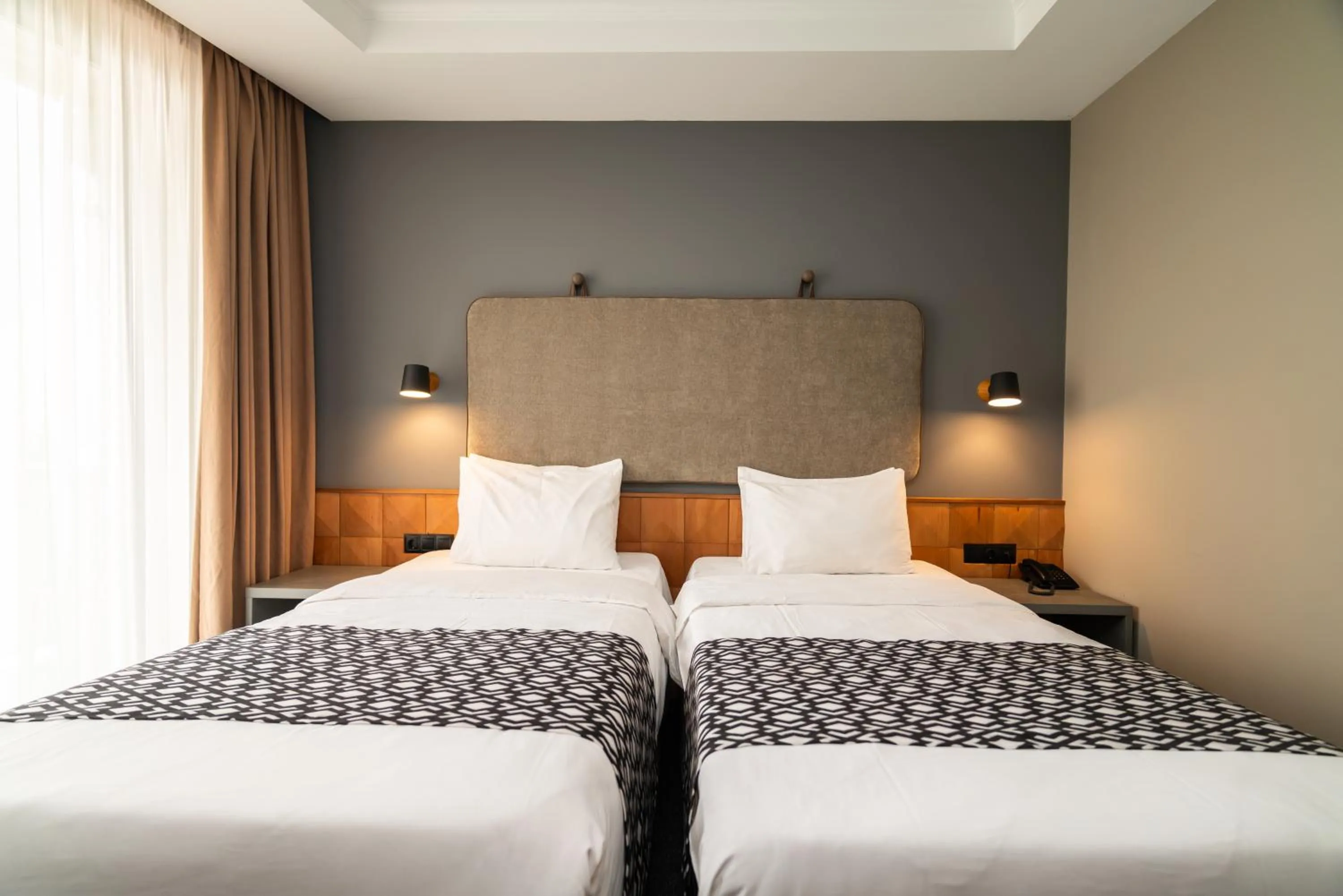 Bed in Amante Narikala Boutique Hotel