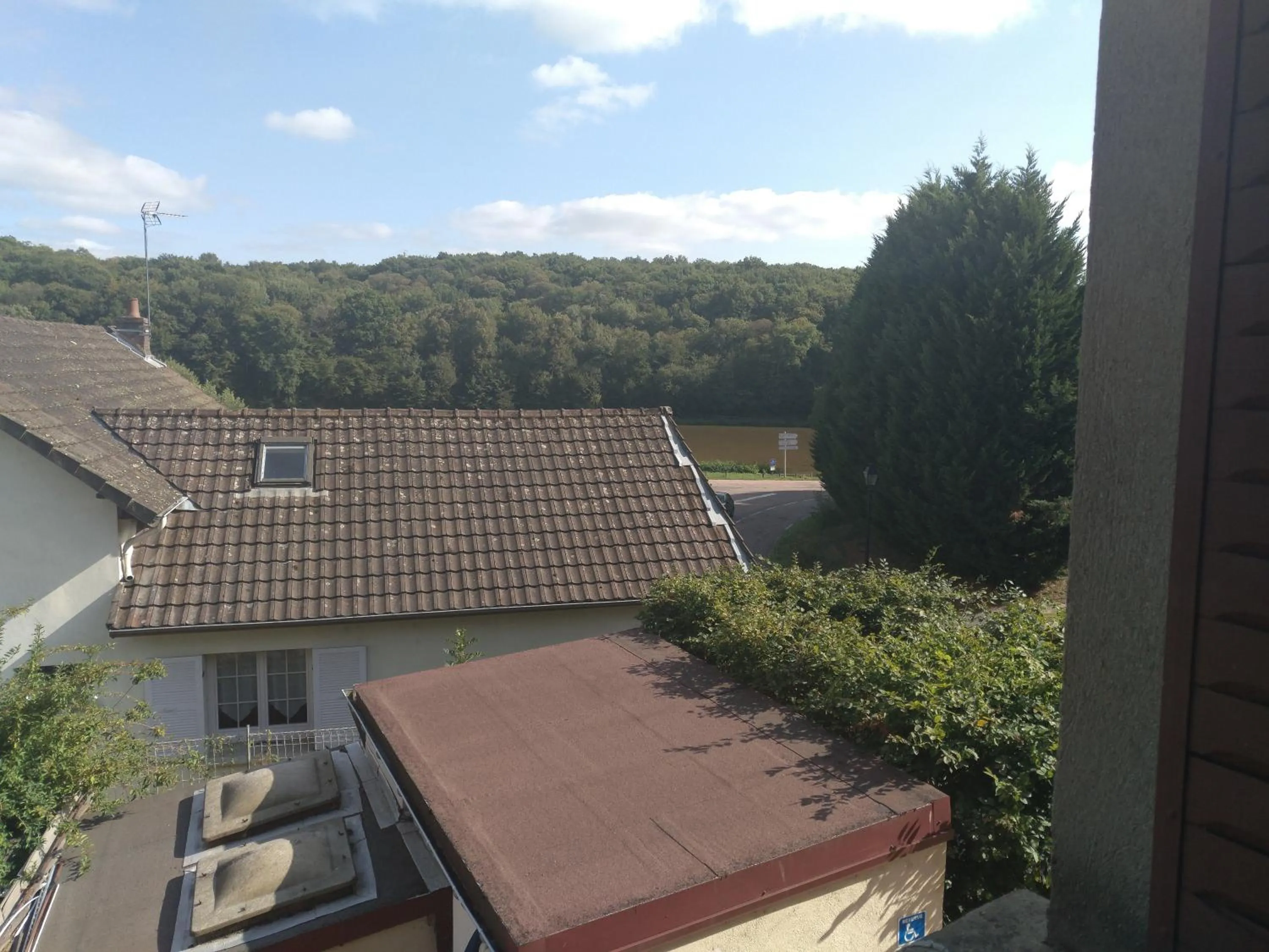 Lake view in auberge du breuil