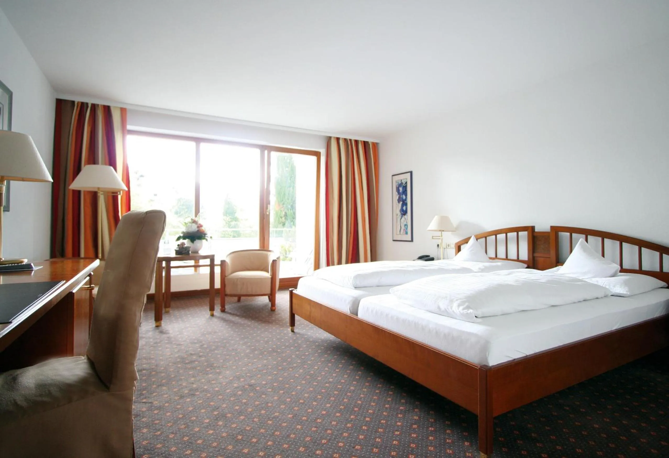 Photo of the whole room, Bed in Romantik Hotel Johanniter-Kreuz