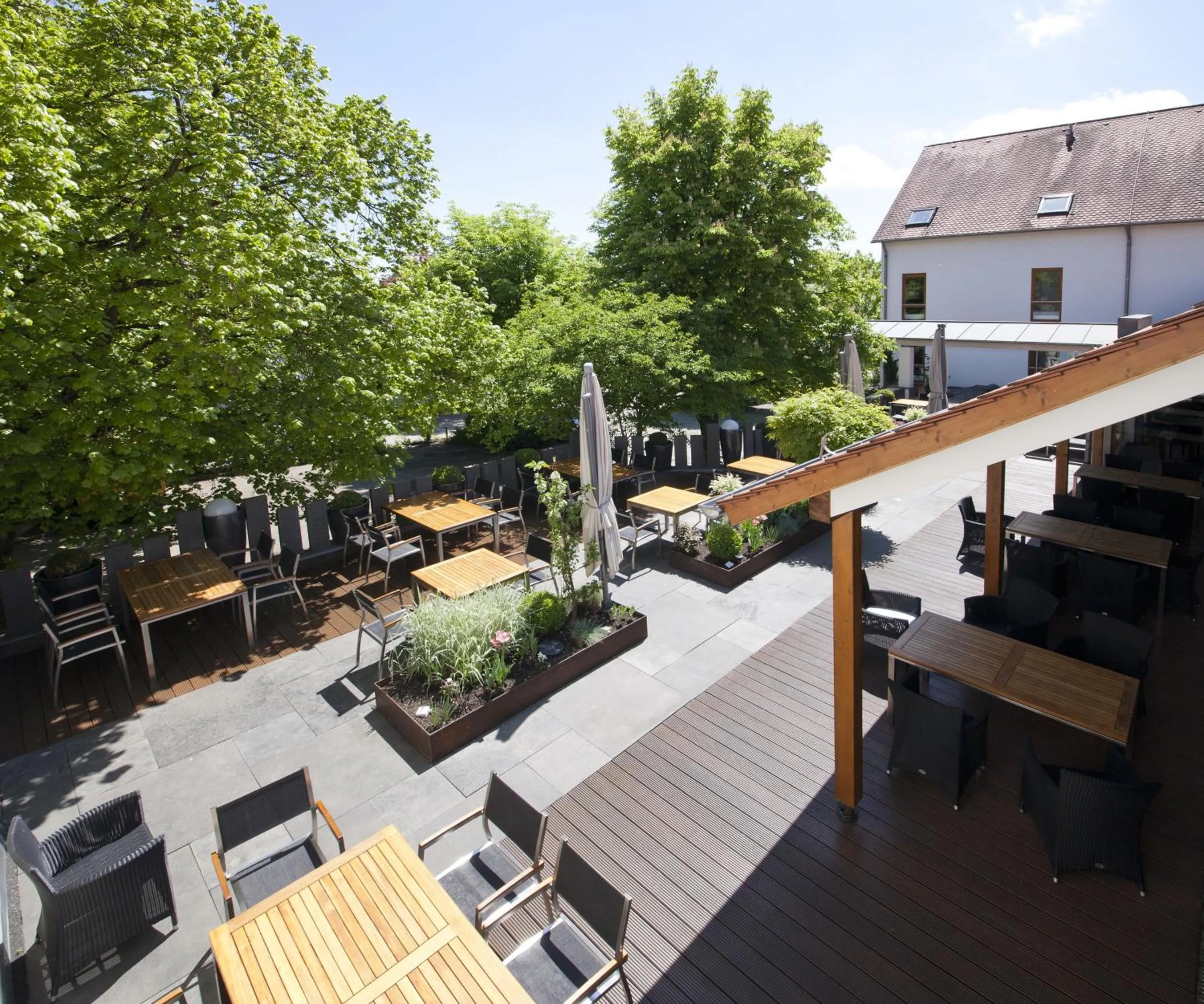 Balcony/Terrace in Romantik Hotel Johanniter-Kreuz
