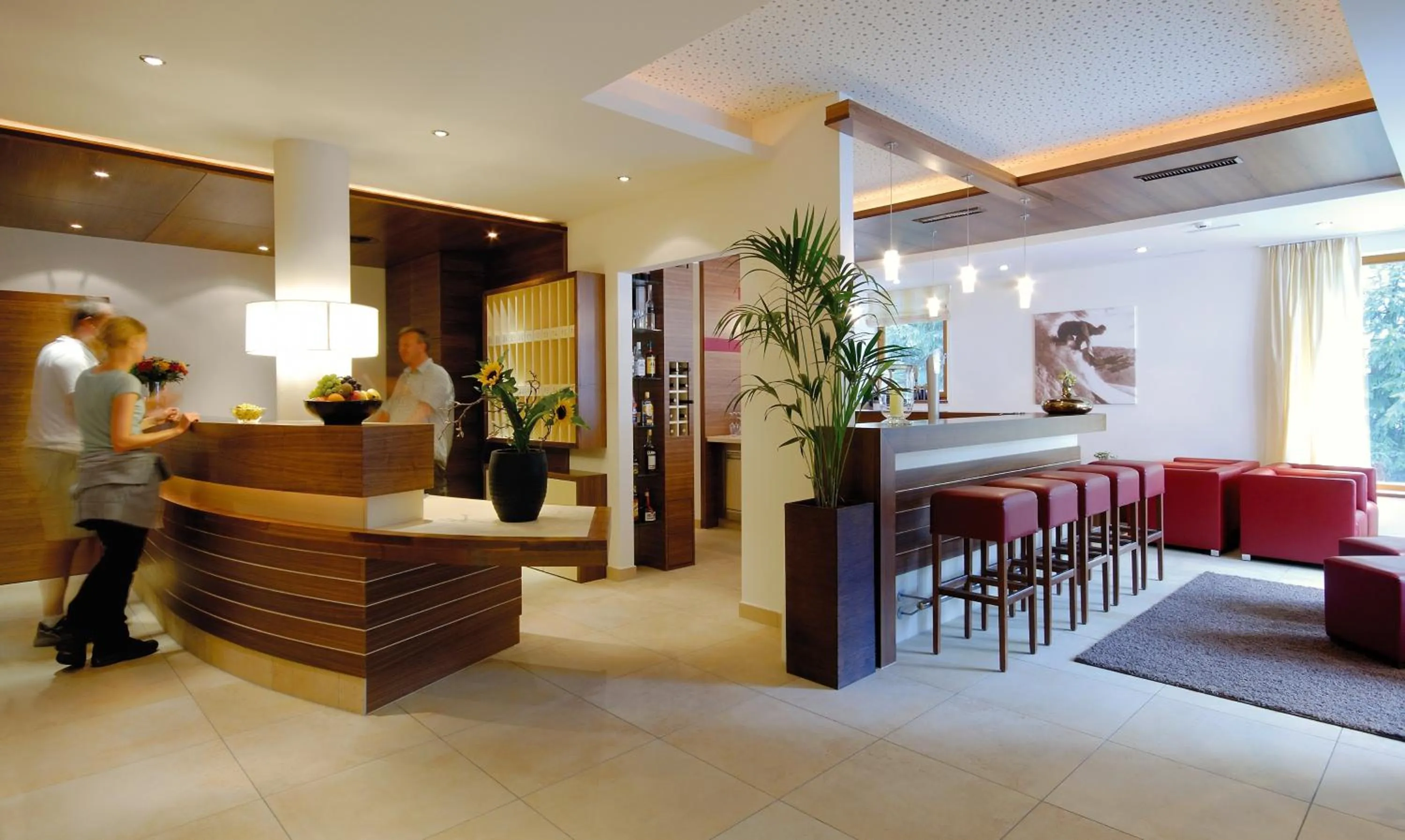 Lobby or reception in Hotel Rundeck