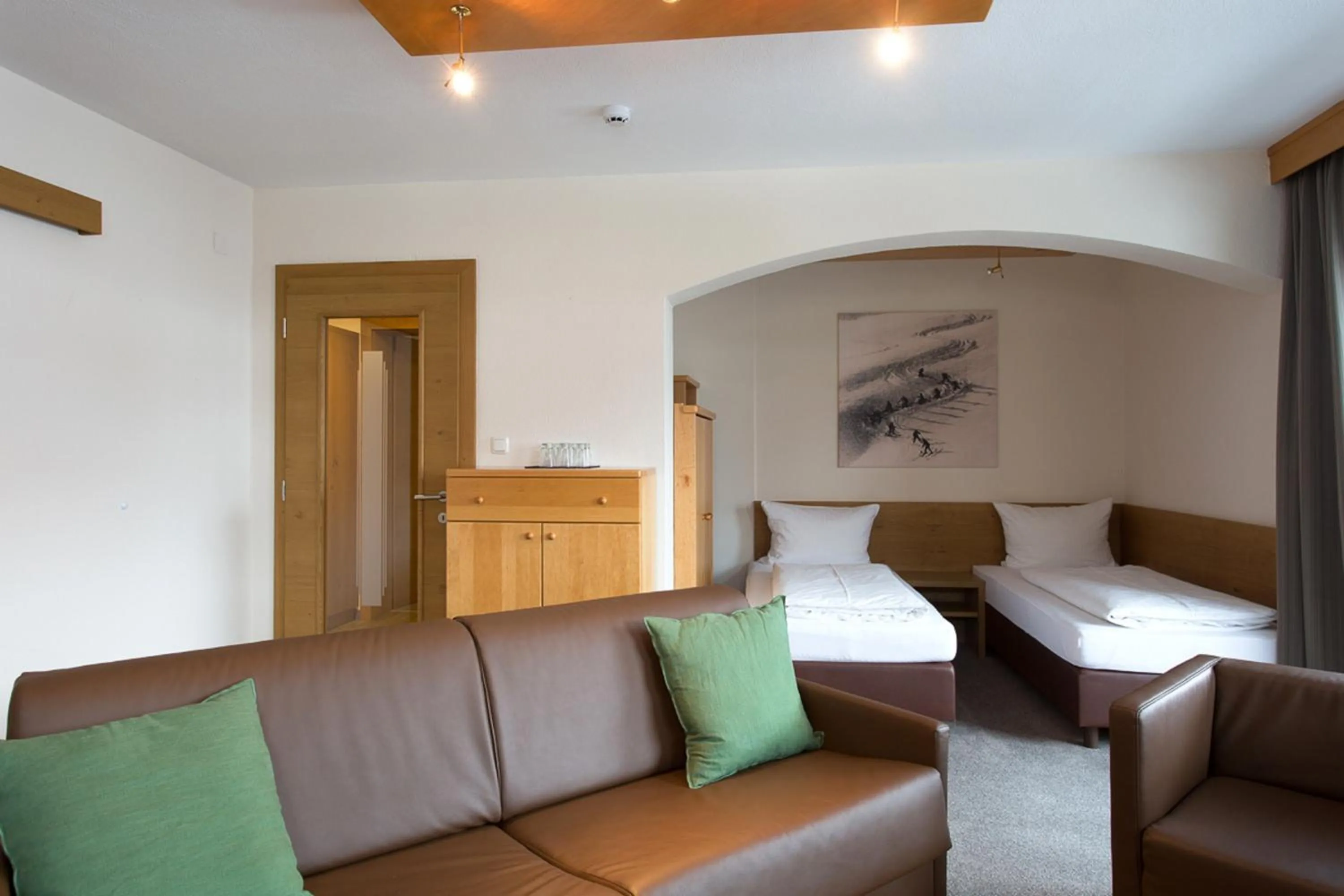 Bed in Hotel Rundeck