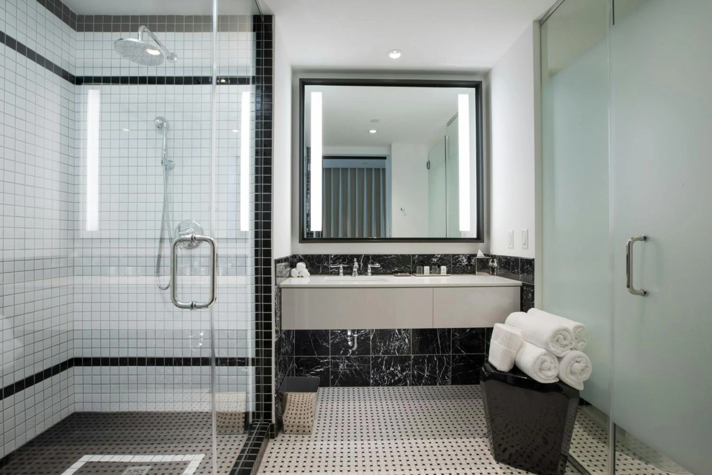 Bathroom in The Laura Hotel, Houston Downtown, Autograph Collection