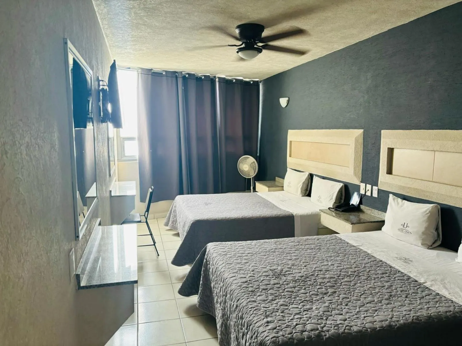 Bed in Hotel Union Guadalajara