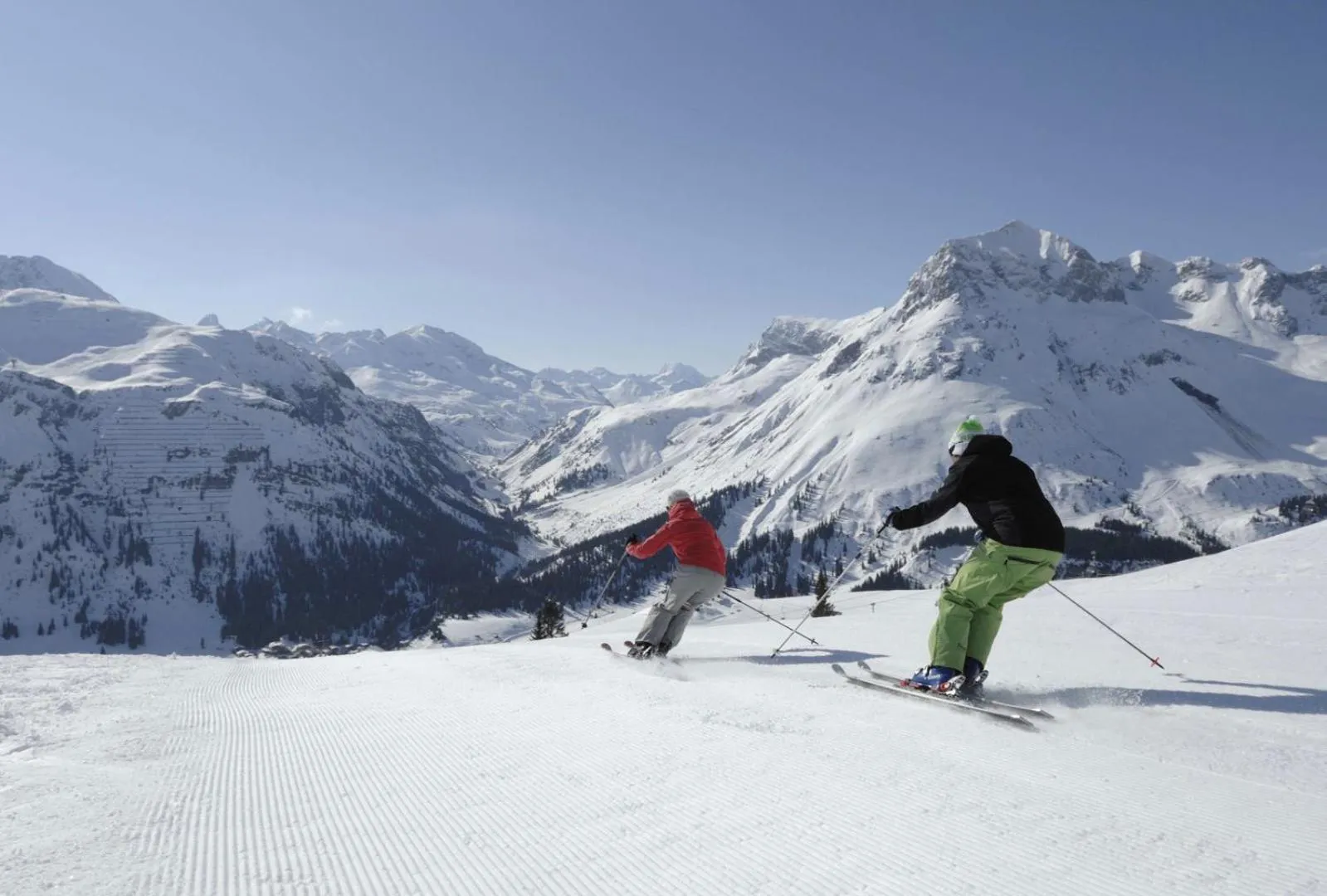 Skiing in Mats Lech Alpenquartier
