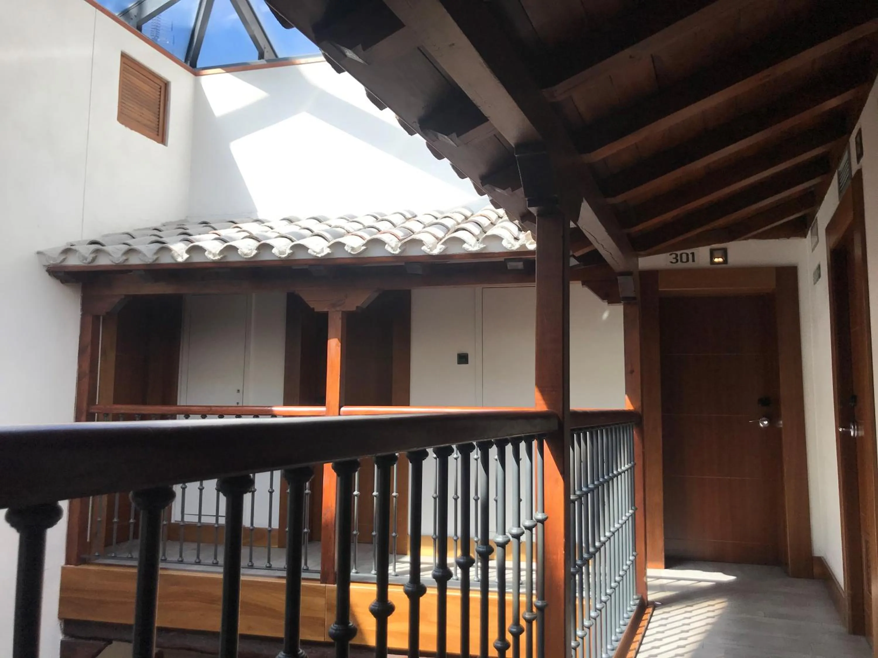 Patio in Posada del León de Oro Boutique Hotel