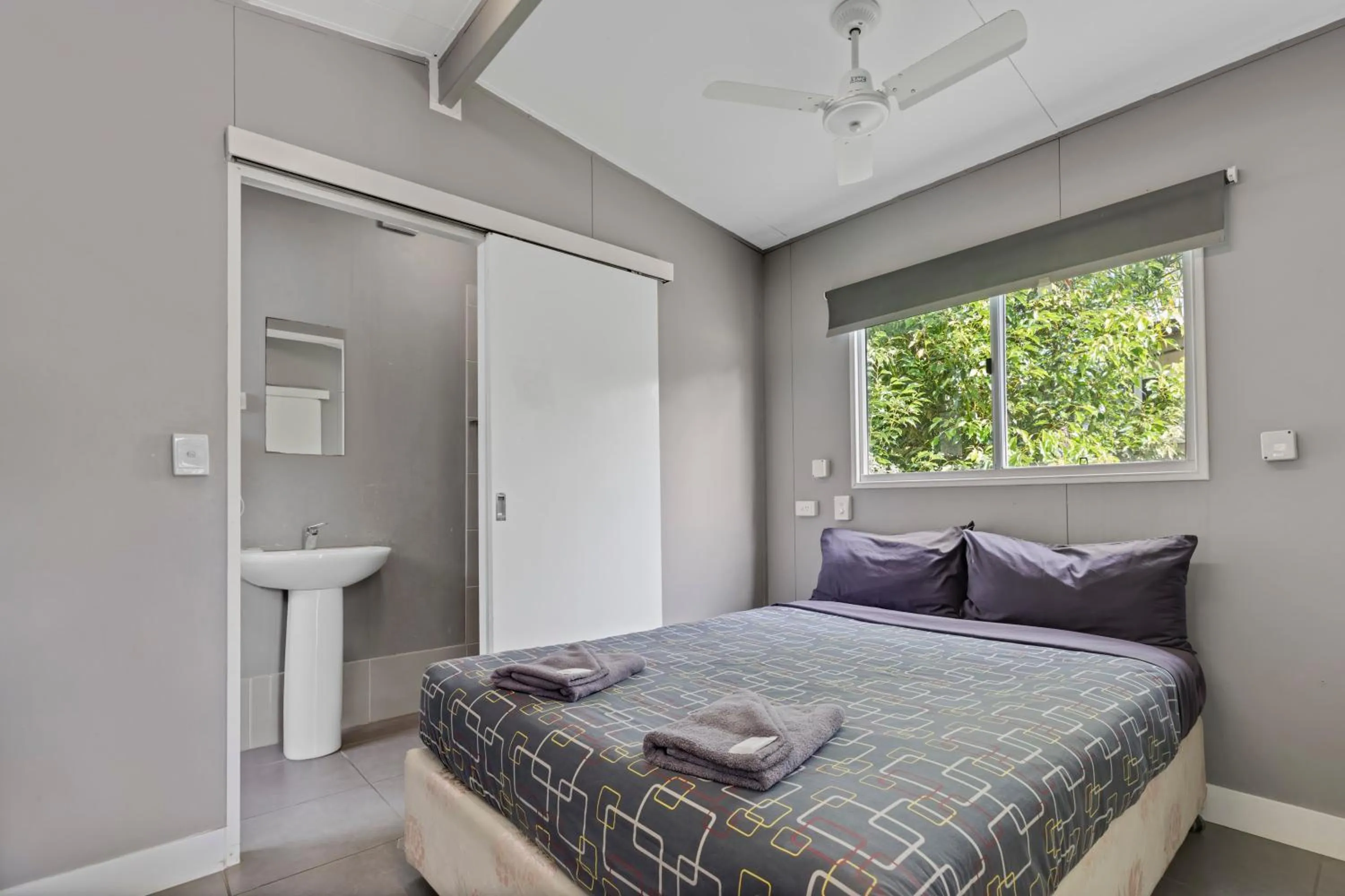 Bed in Yandina Caravan Park