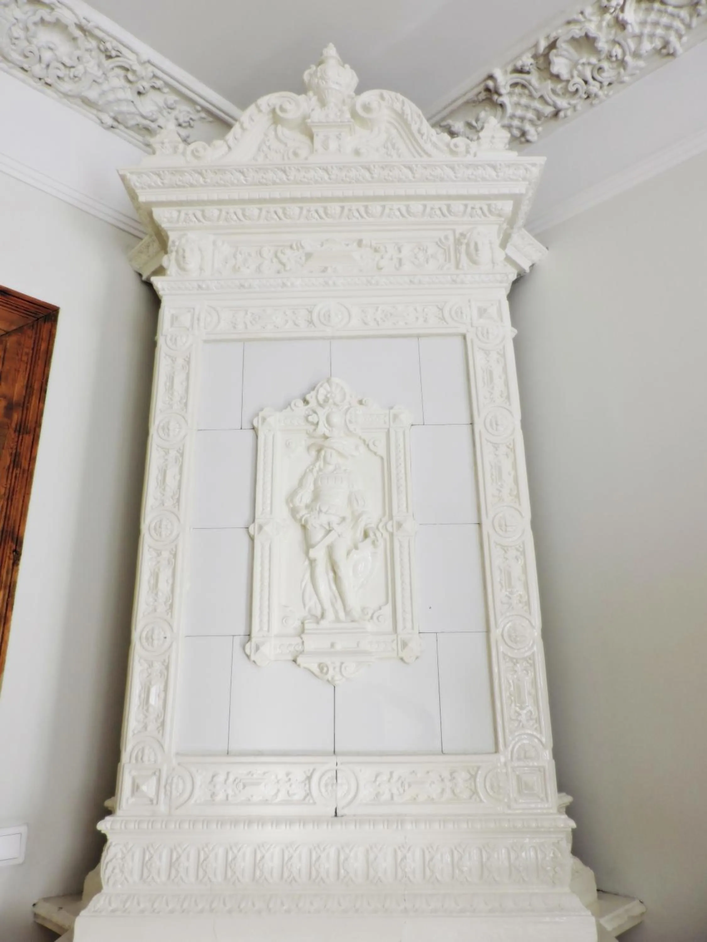 Decorative detail in Kamienica Bankowa Residence