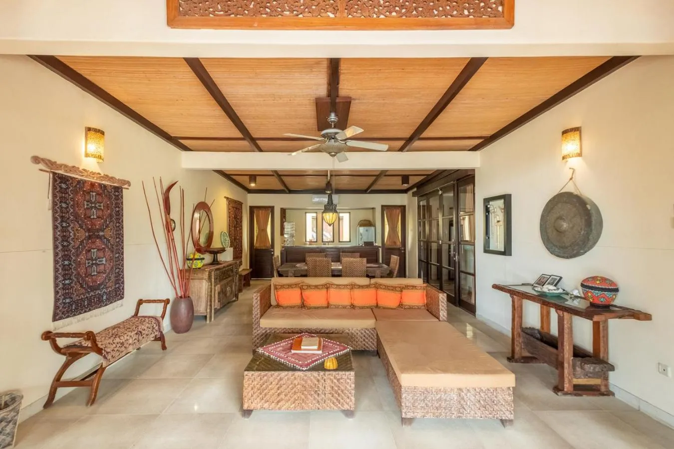 Living room in Amertha Bali Villas