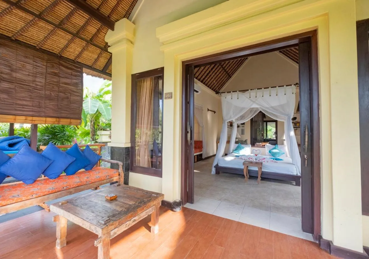 Patio, Bed in Amertha Bali Villas