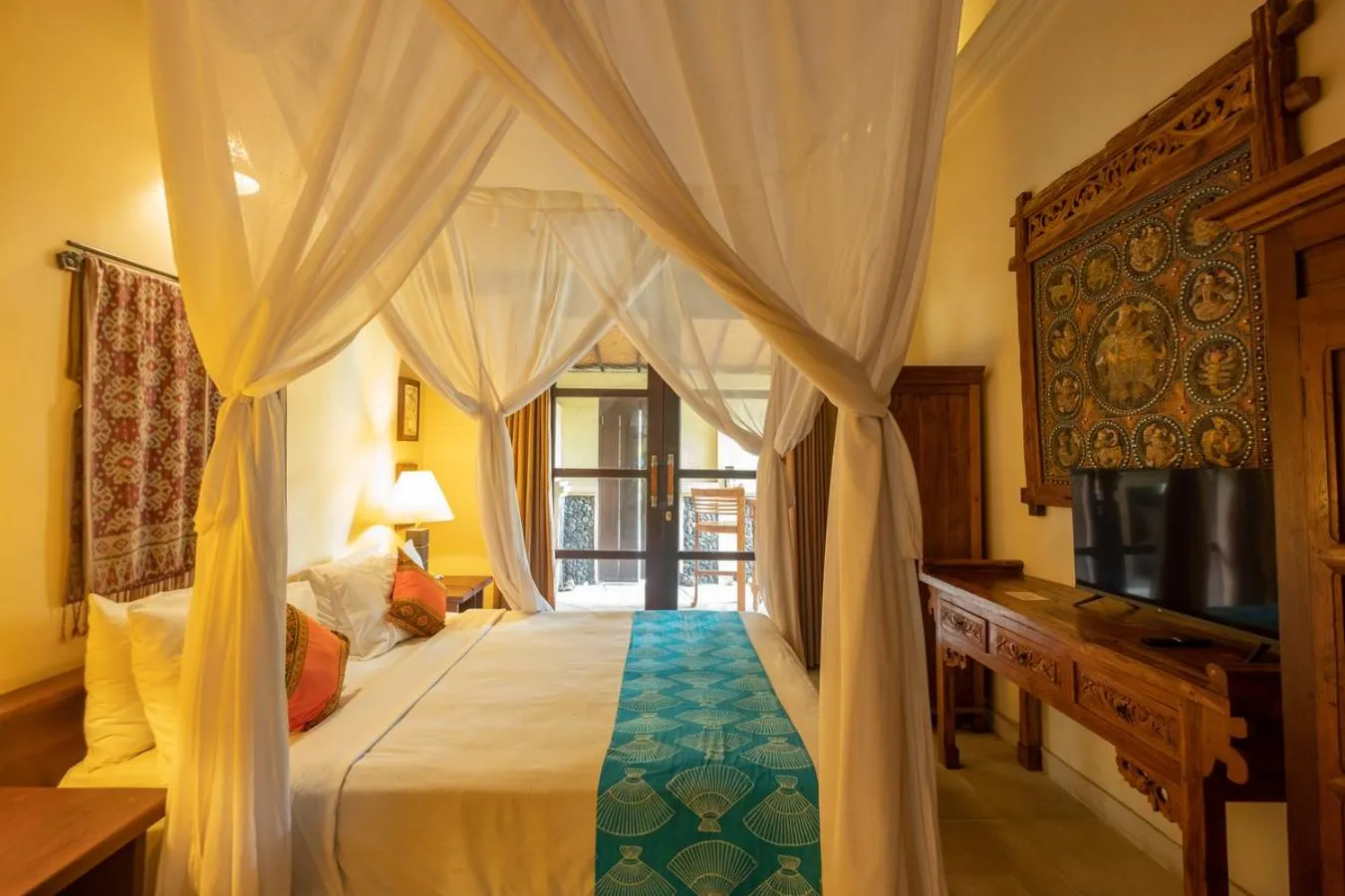 Bed in Amertha Bali Villas