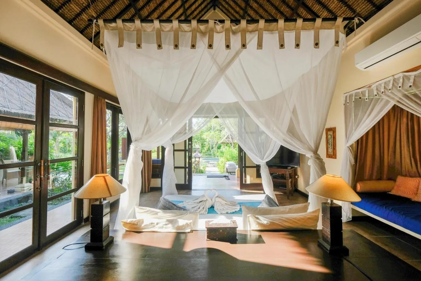 Bed in Amertha Bali Villas