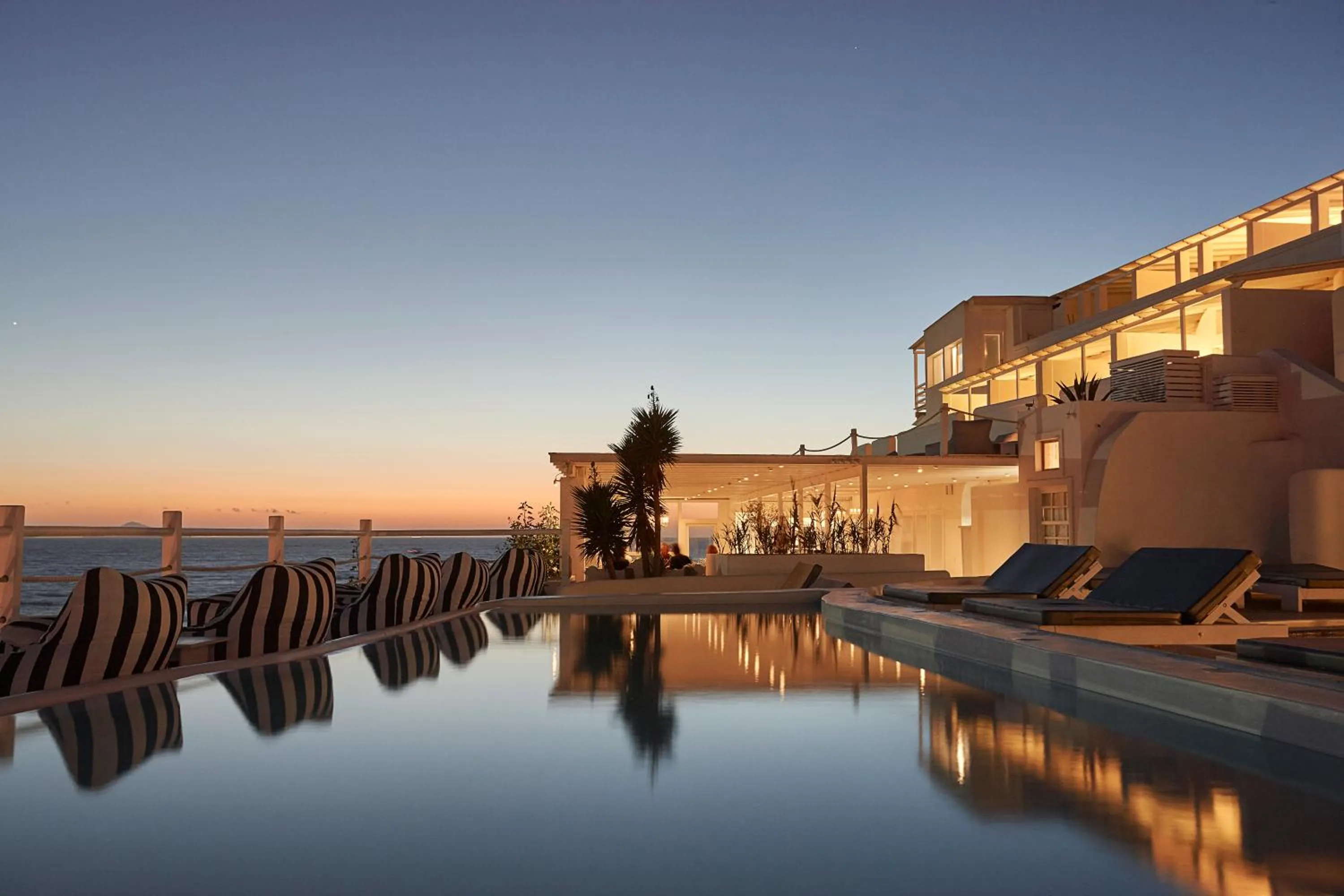 Swimming pool in Notos Therme and Spa