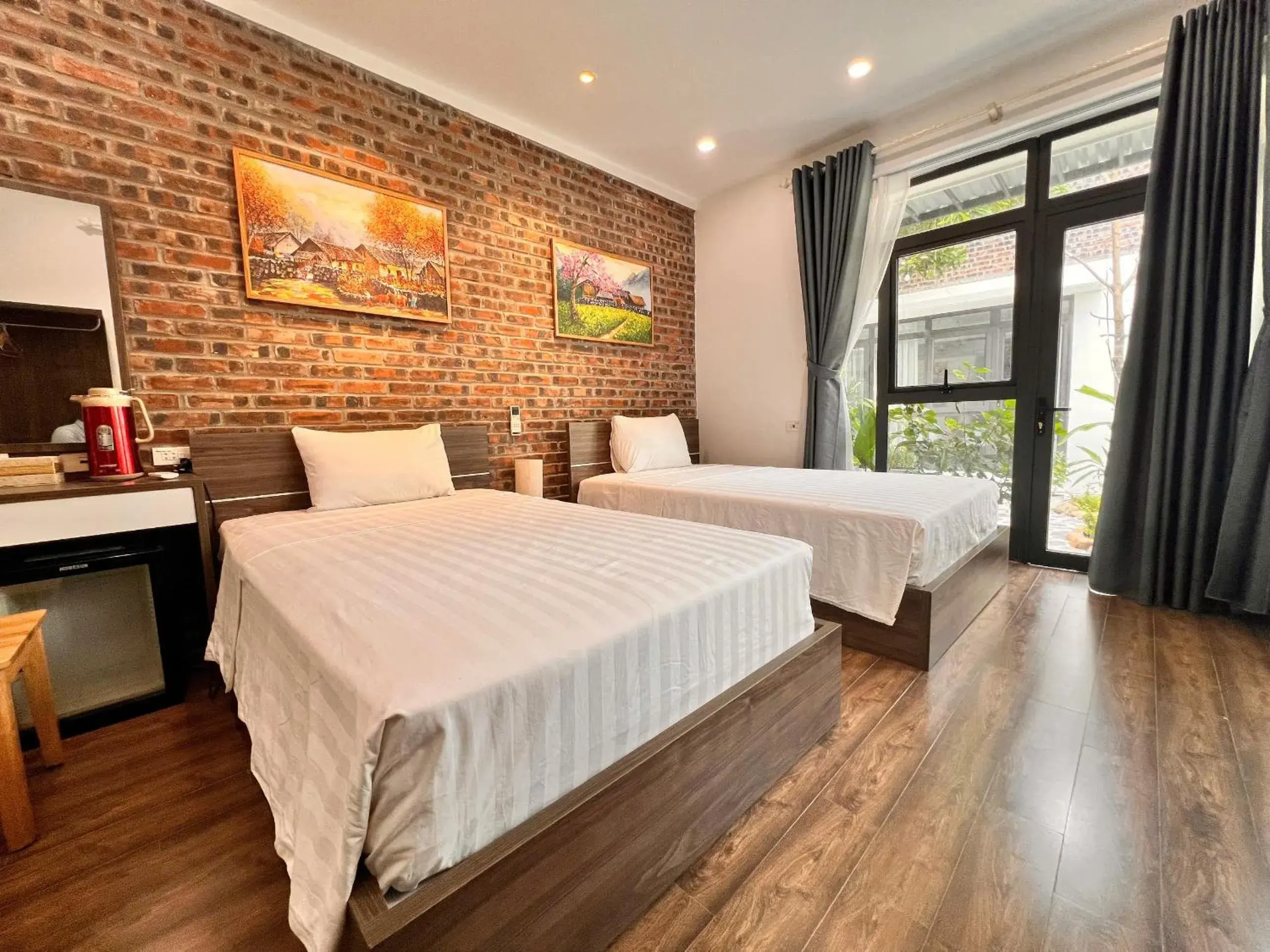 Triple Room with Garden View in Tam Coc Boutique Garden Triple Room with Garden View in Tam Coc Boutique Garden