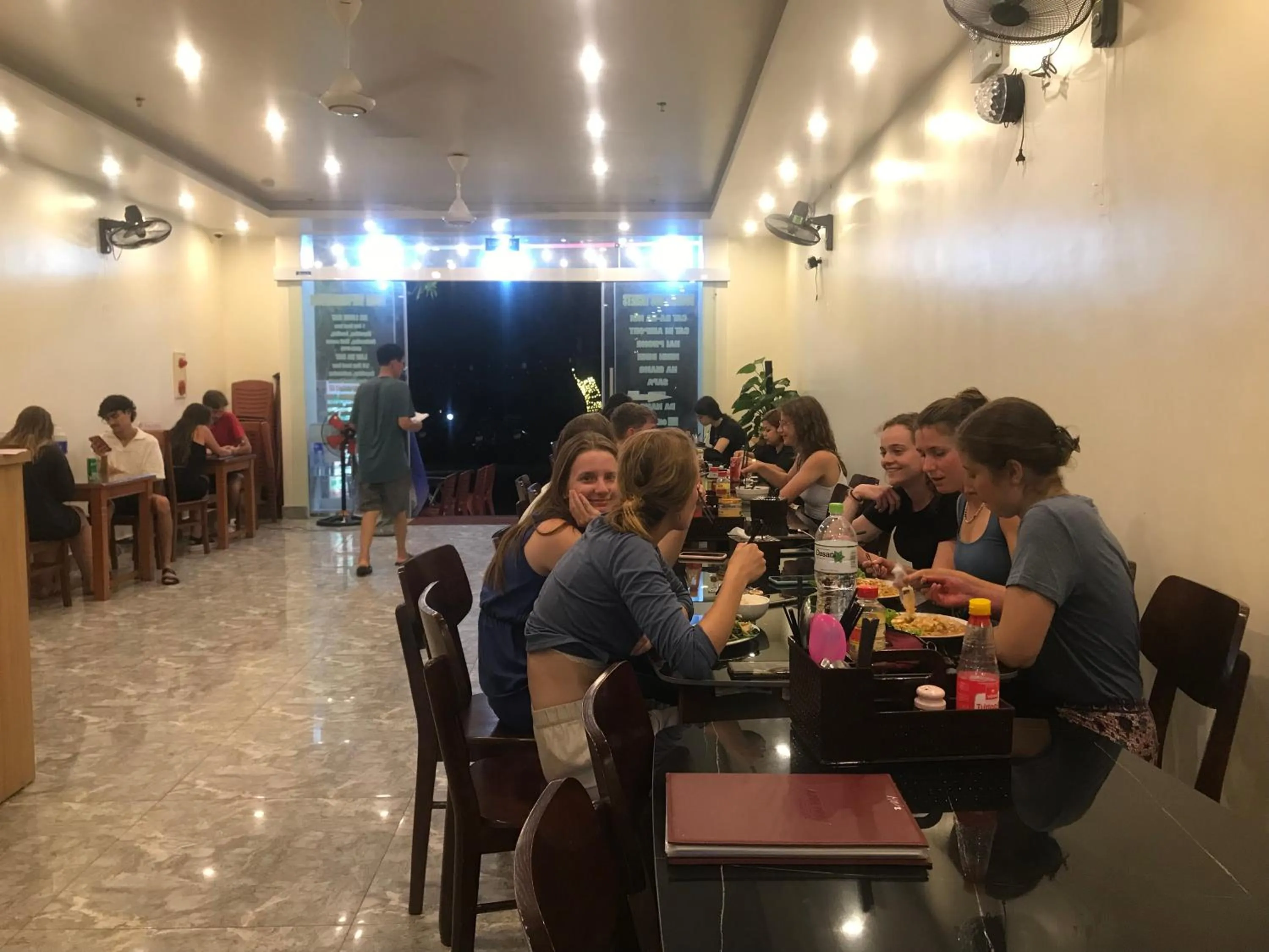 Dinner in Sea Balcony Hotel