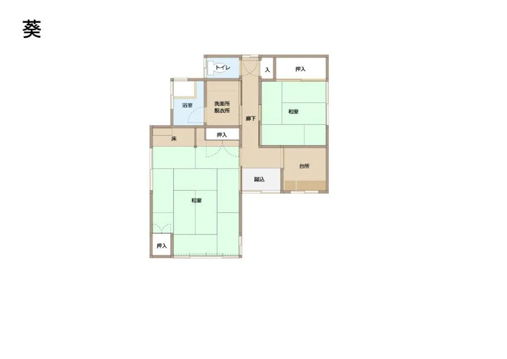Floor plan in Yamagaso