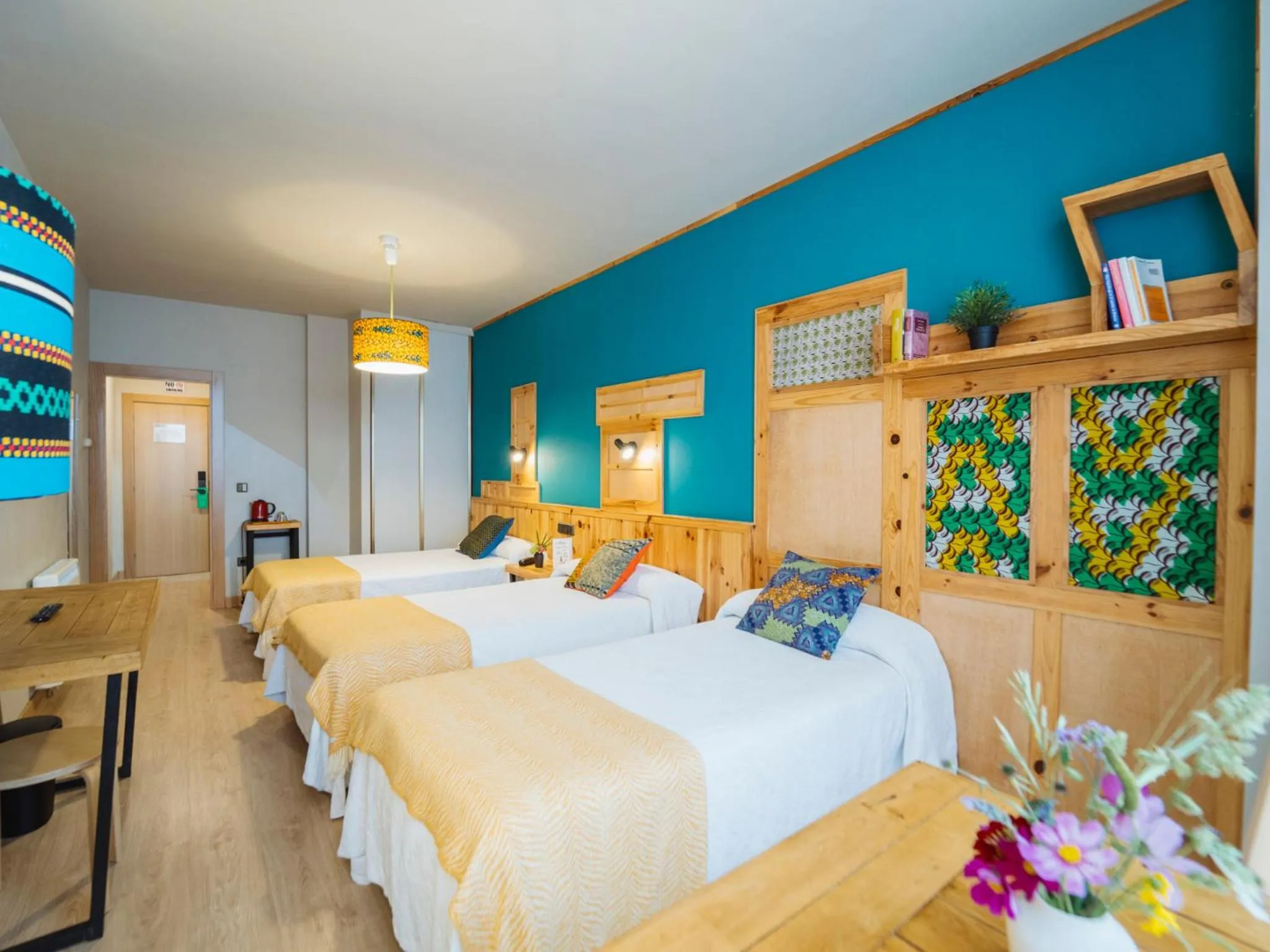 Bed in Hotel San Miguel