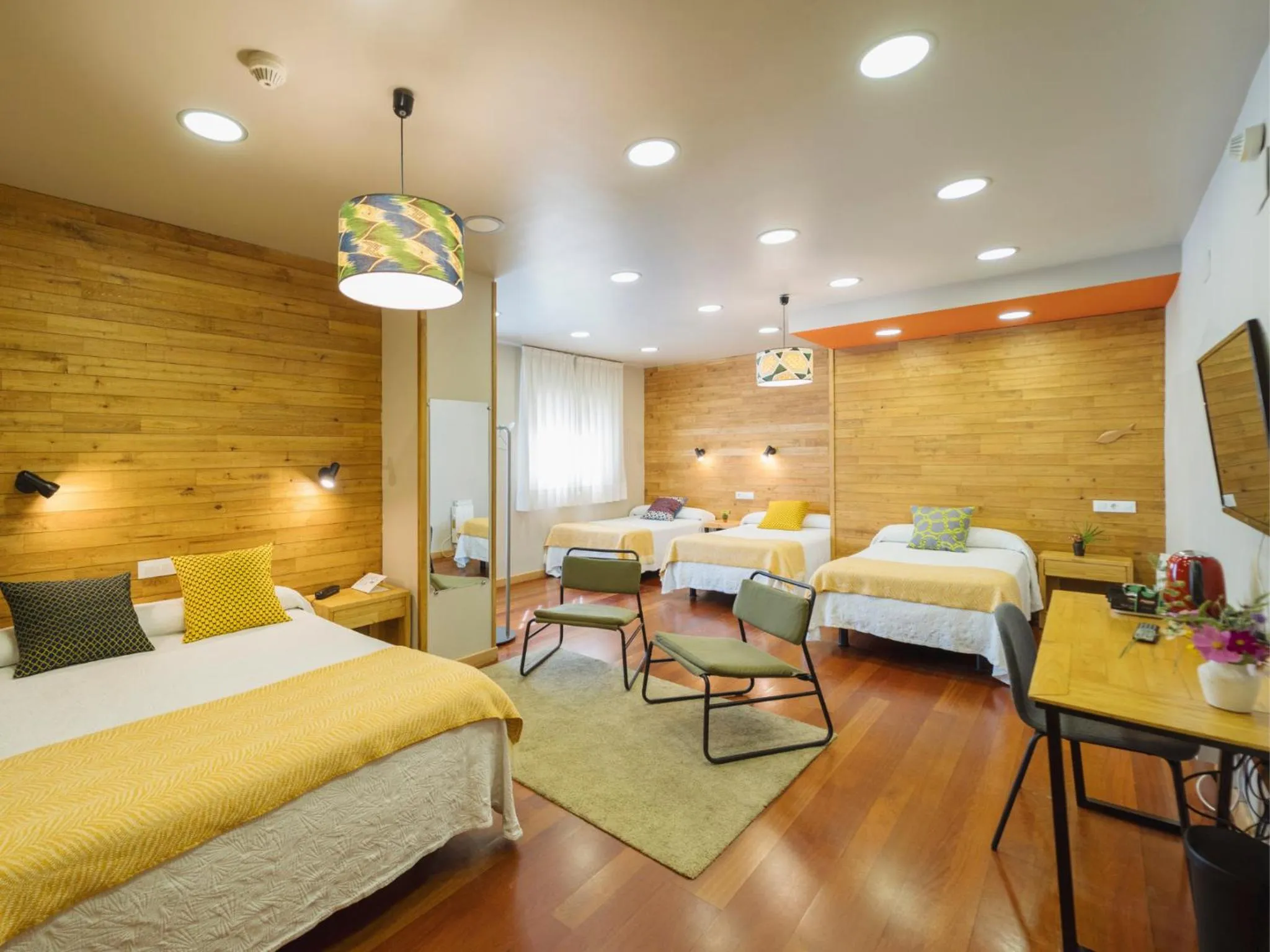 Bed in Hotel San Miguel