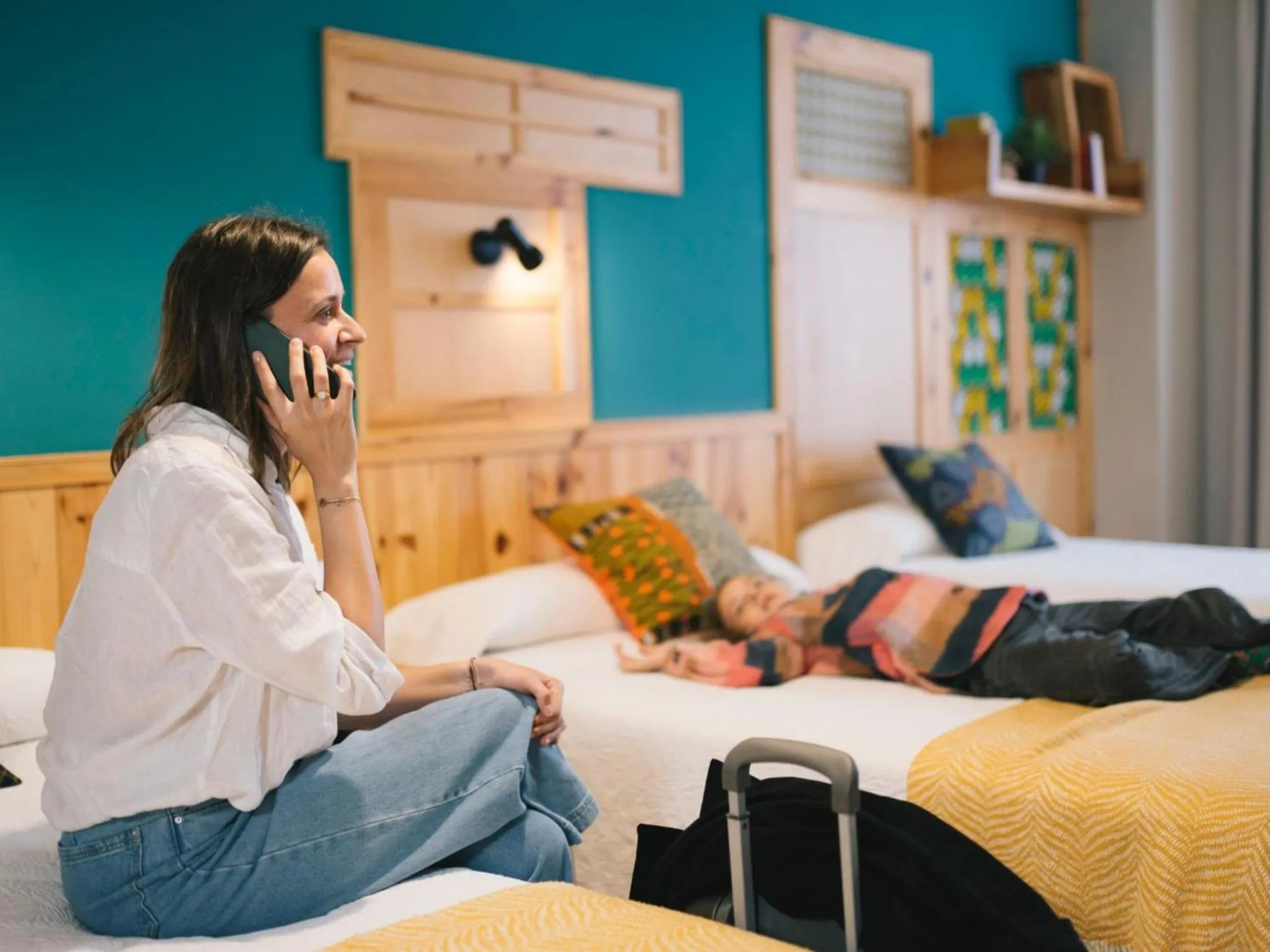 young children, Bed in Hotel San Miguel