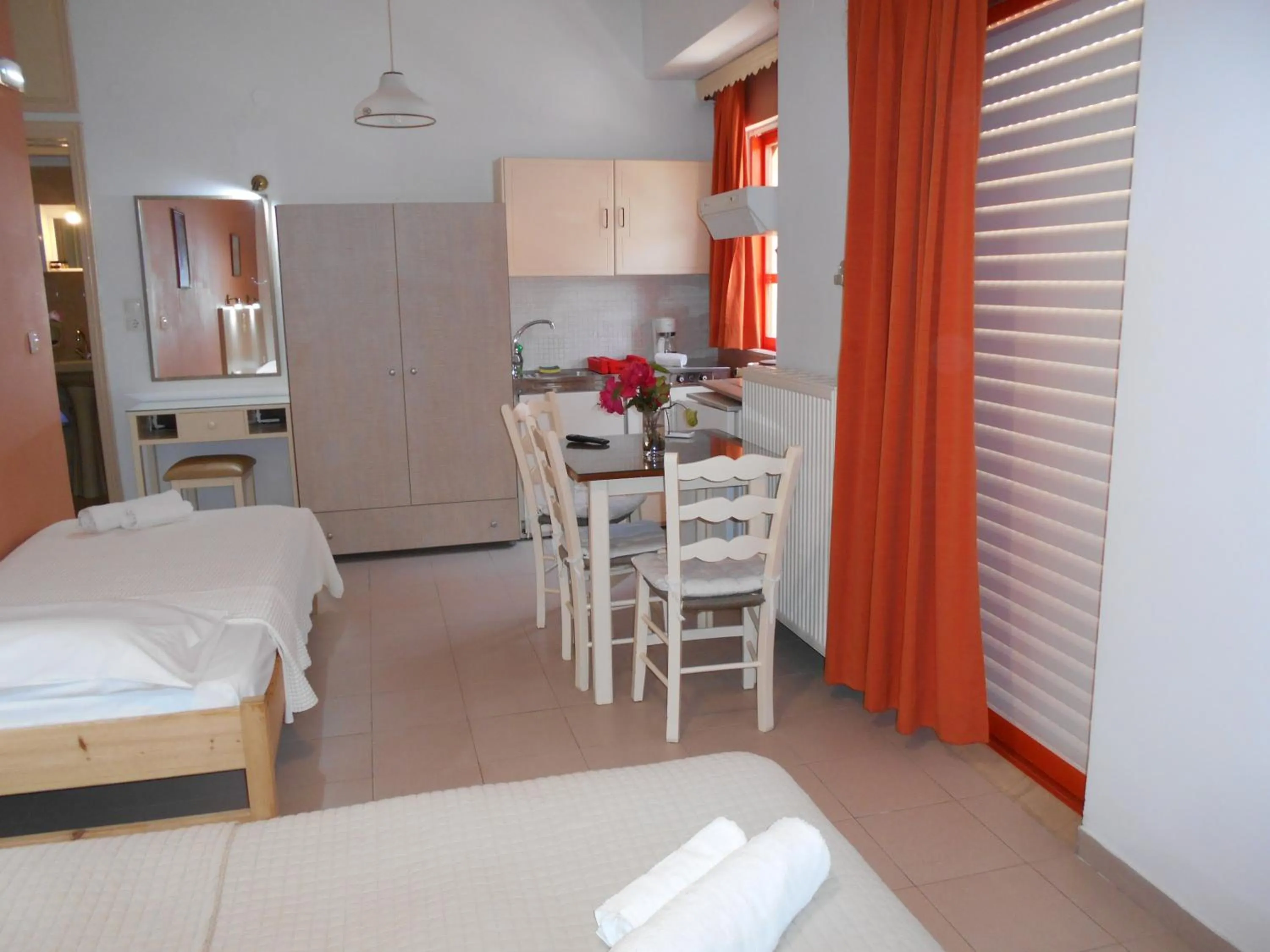 Bed in Ilona Apartments Chania