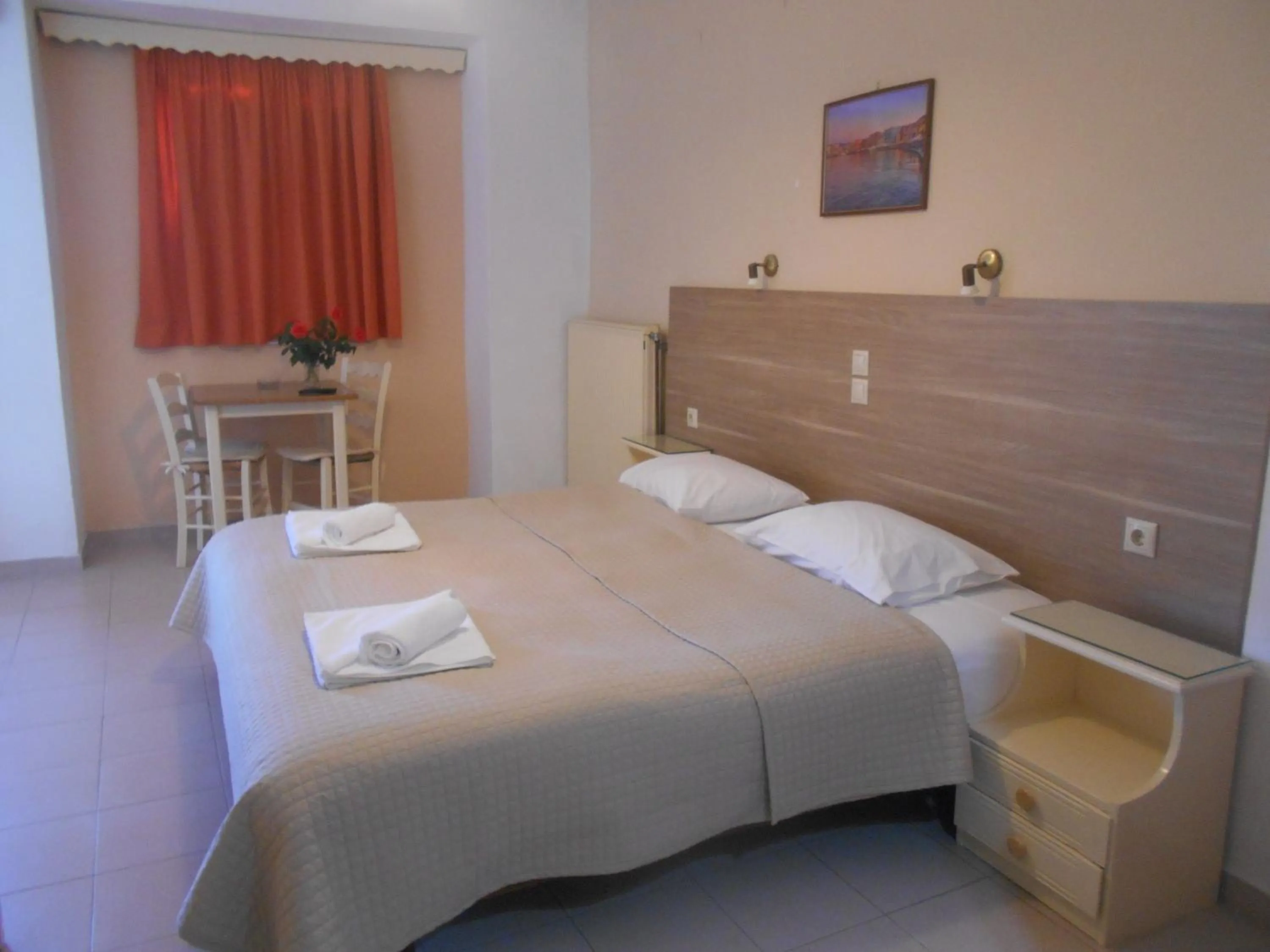 Bed in Ilona Apartments Chania