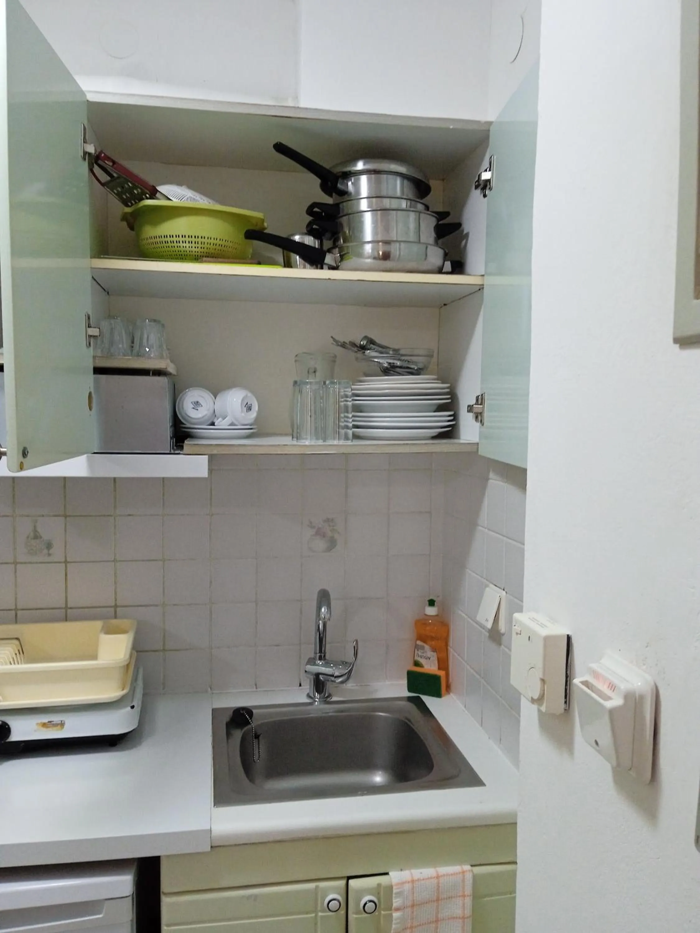 Kitchen or kitchenette in Ilona Apartments Chania
