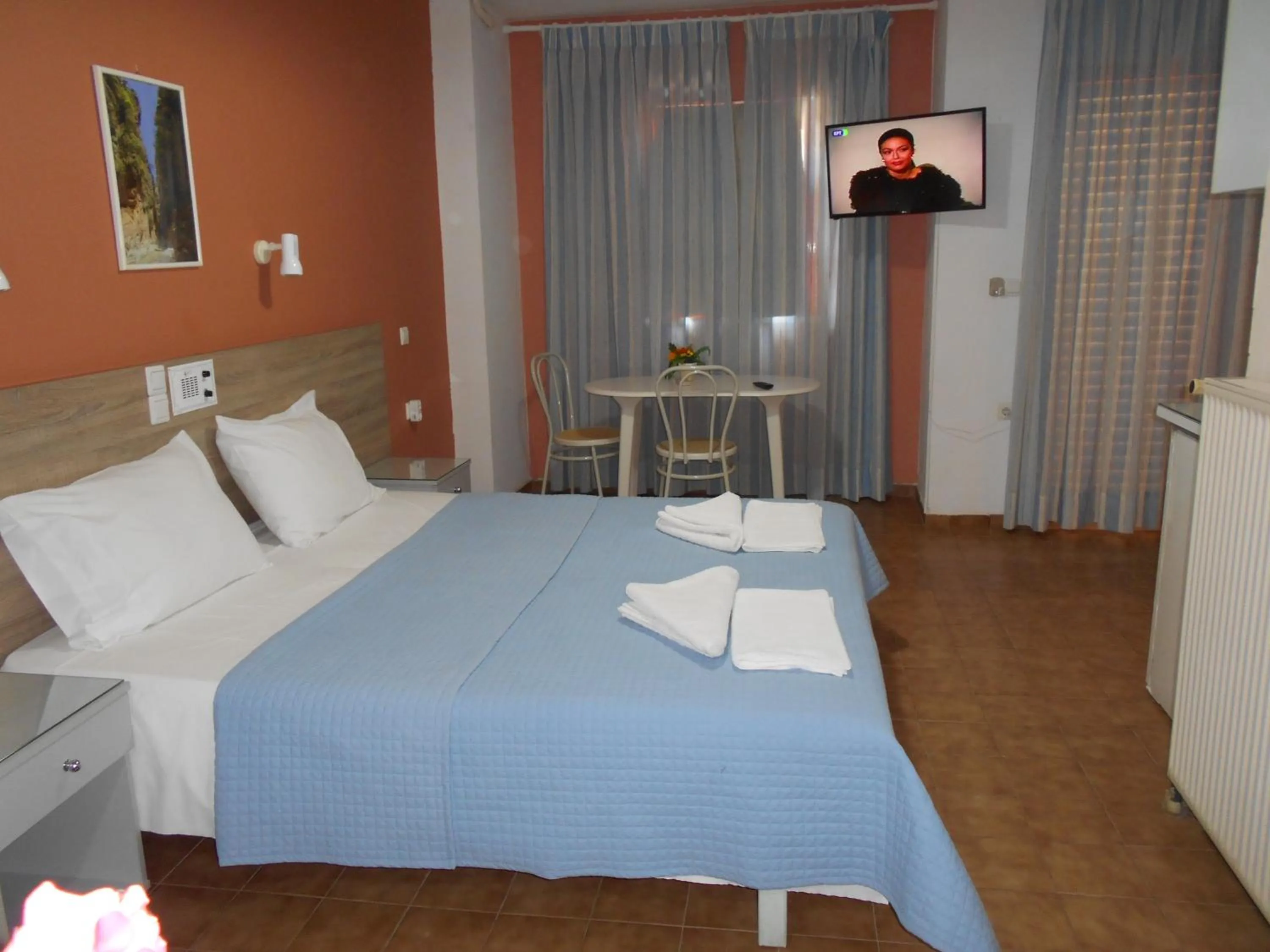 Bed in Ilona Apartments Chania