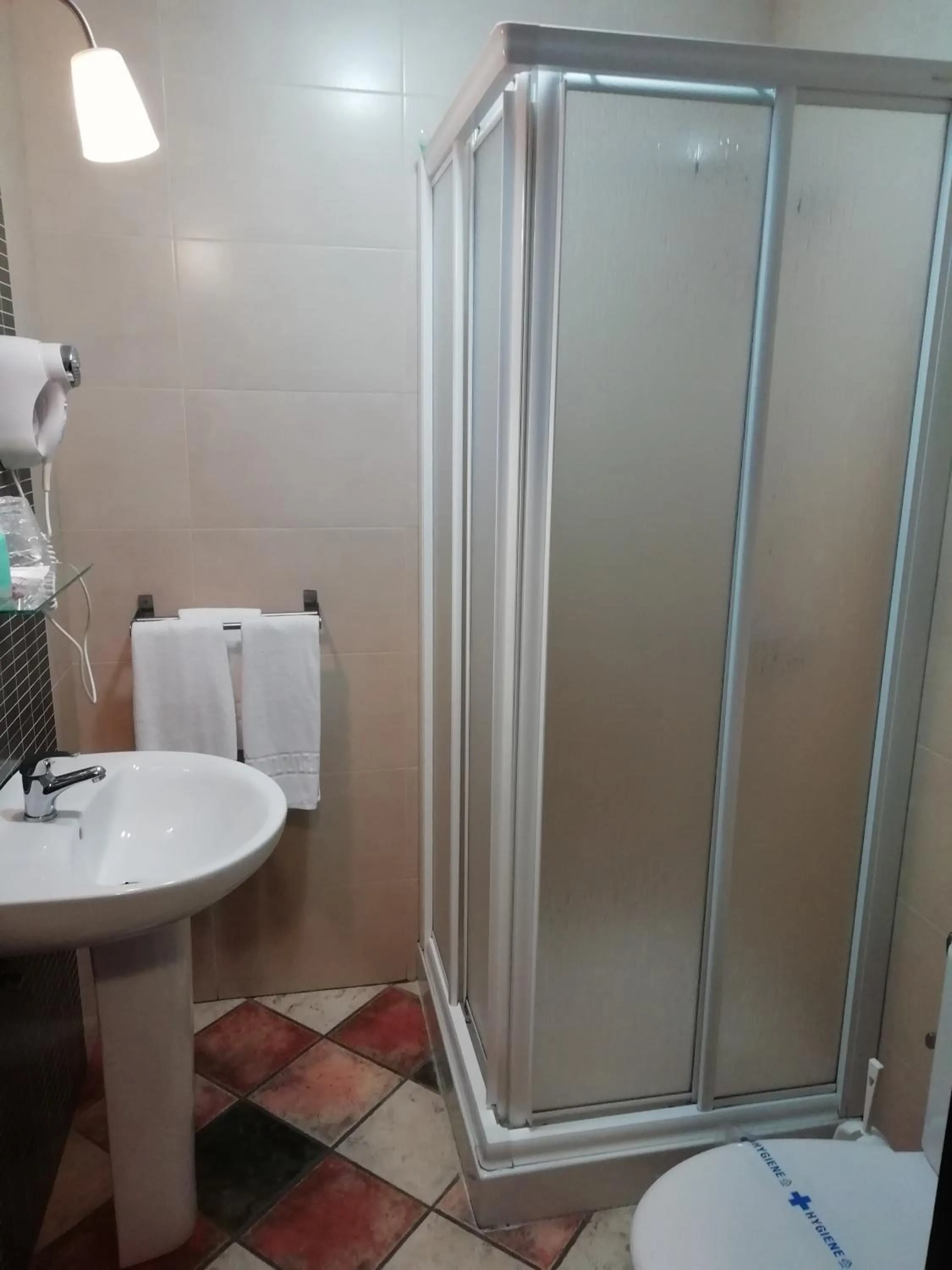 Bathroom in Hotel Montearoma