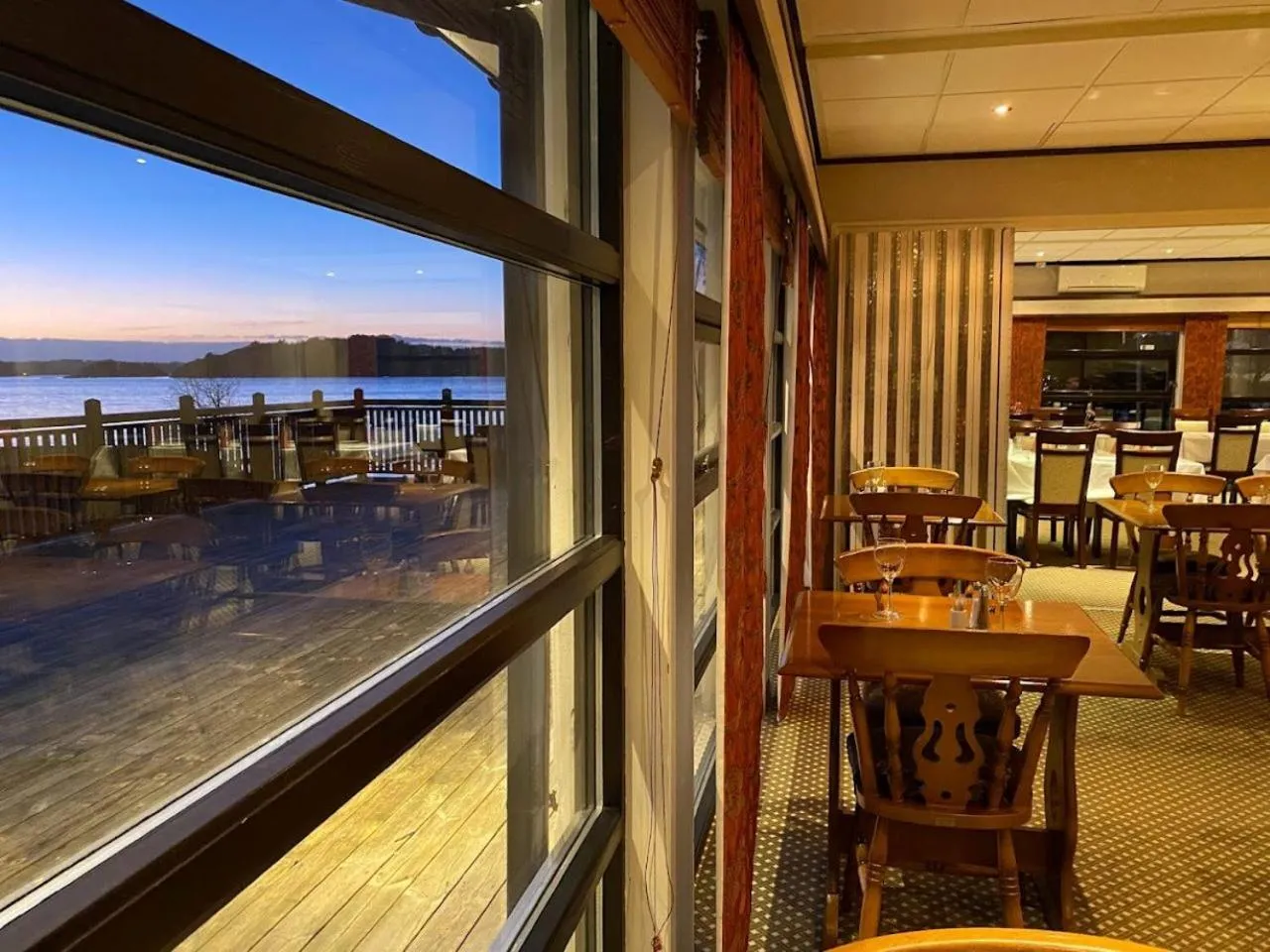 View (from property/room) in Fitjar Fjordhotell