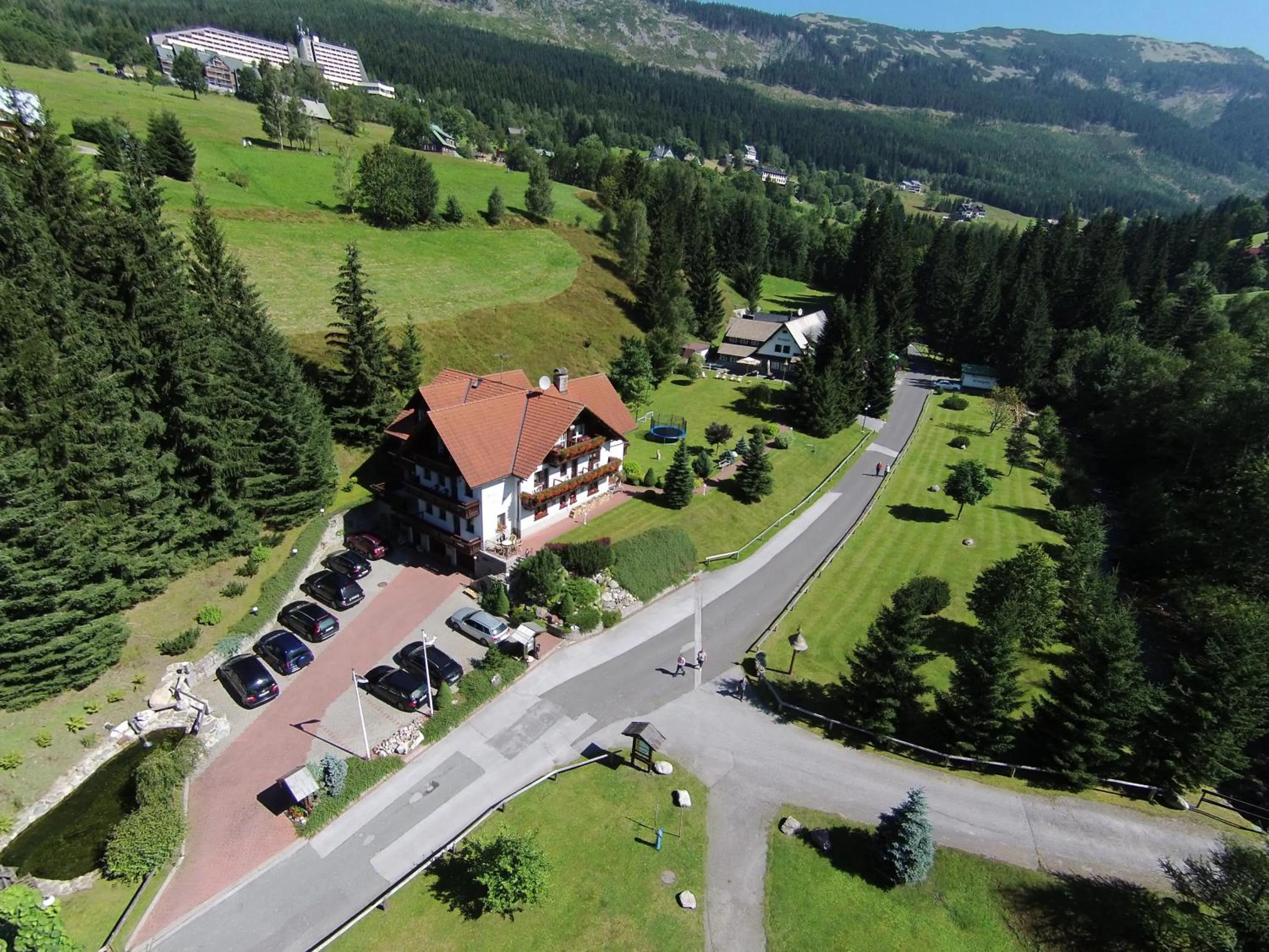 Bird's eye view in Hotel Resort Martin & Kristyna