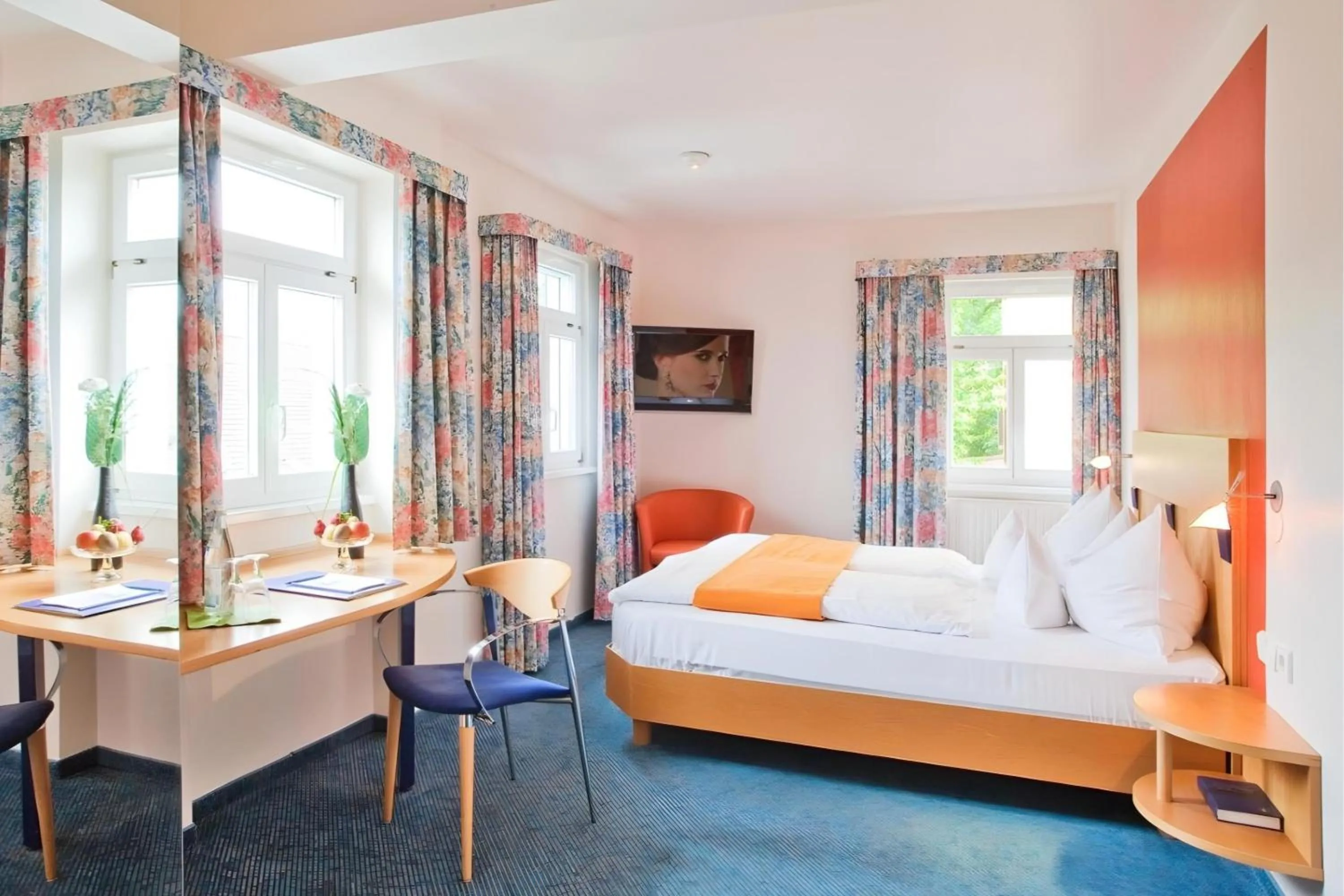 Bed in Hotel Kronprinz