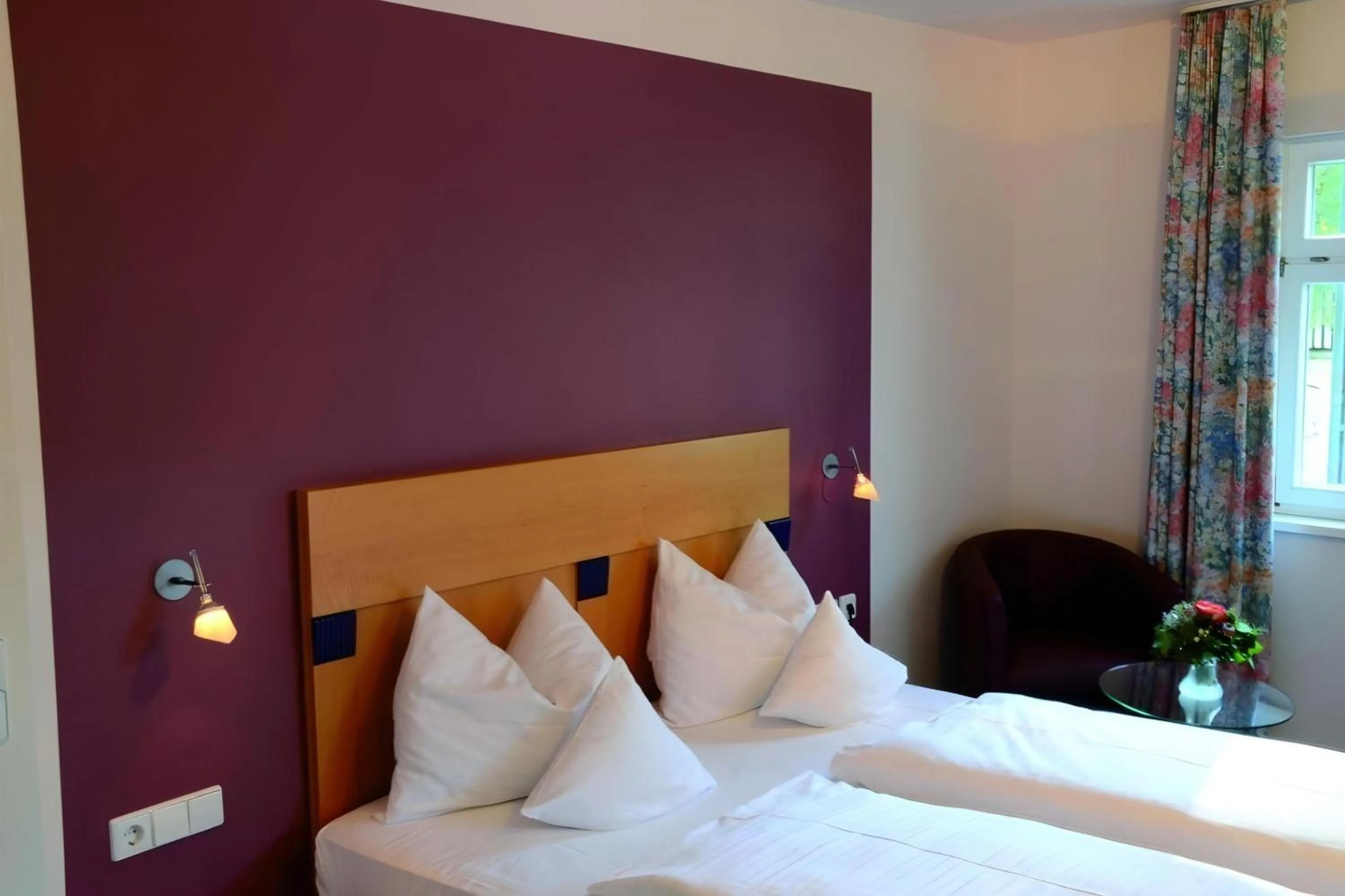 Bed in Hotel Kronprinz