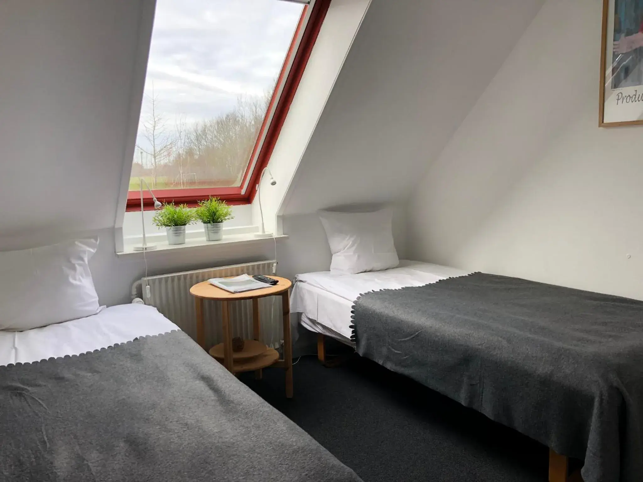 Twin Room with Private Bathroom in Tune Kursuscenter Twin Room with Private Bathroom in Tune Kursuscenter