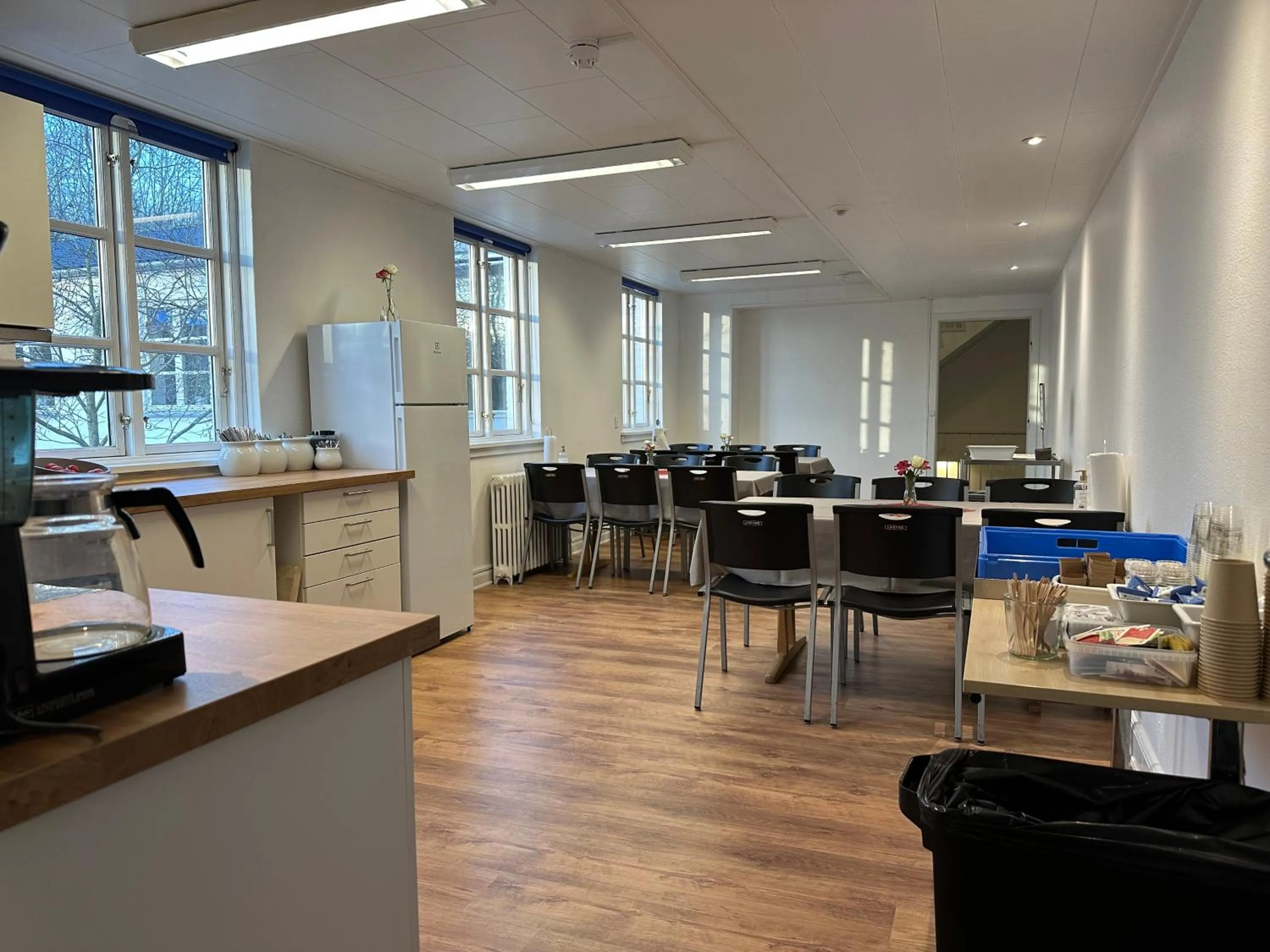 Kitchen or kitchenette in Tune Kursuscenter