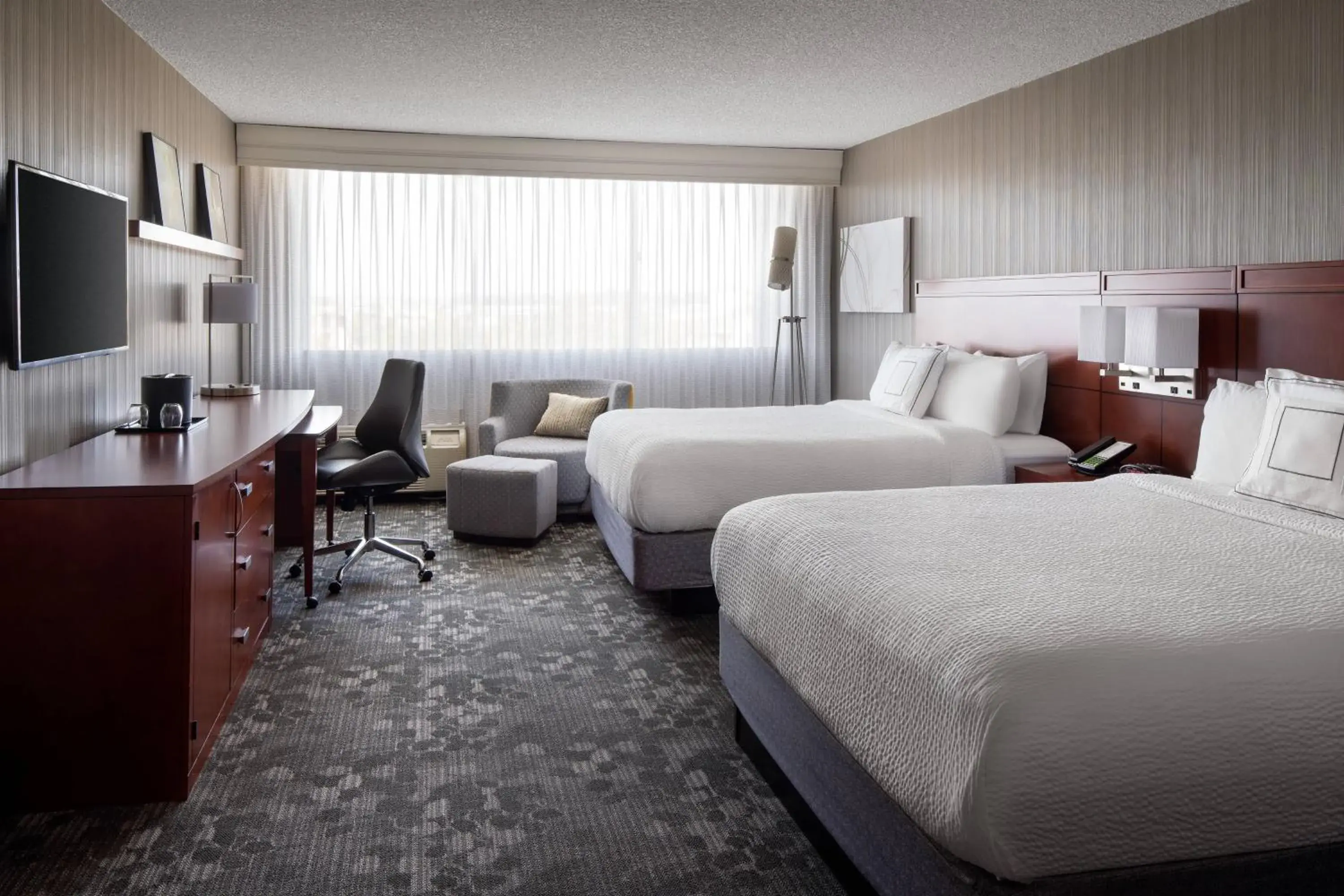 Queen Room with Two Queen Beds in Courtyard by Marriott Richmond Berkeley Queen Room with Two Queen Beds in Courtyard by Marriott Richmond Berkeley